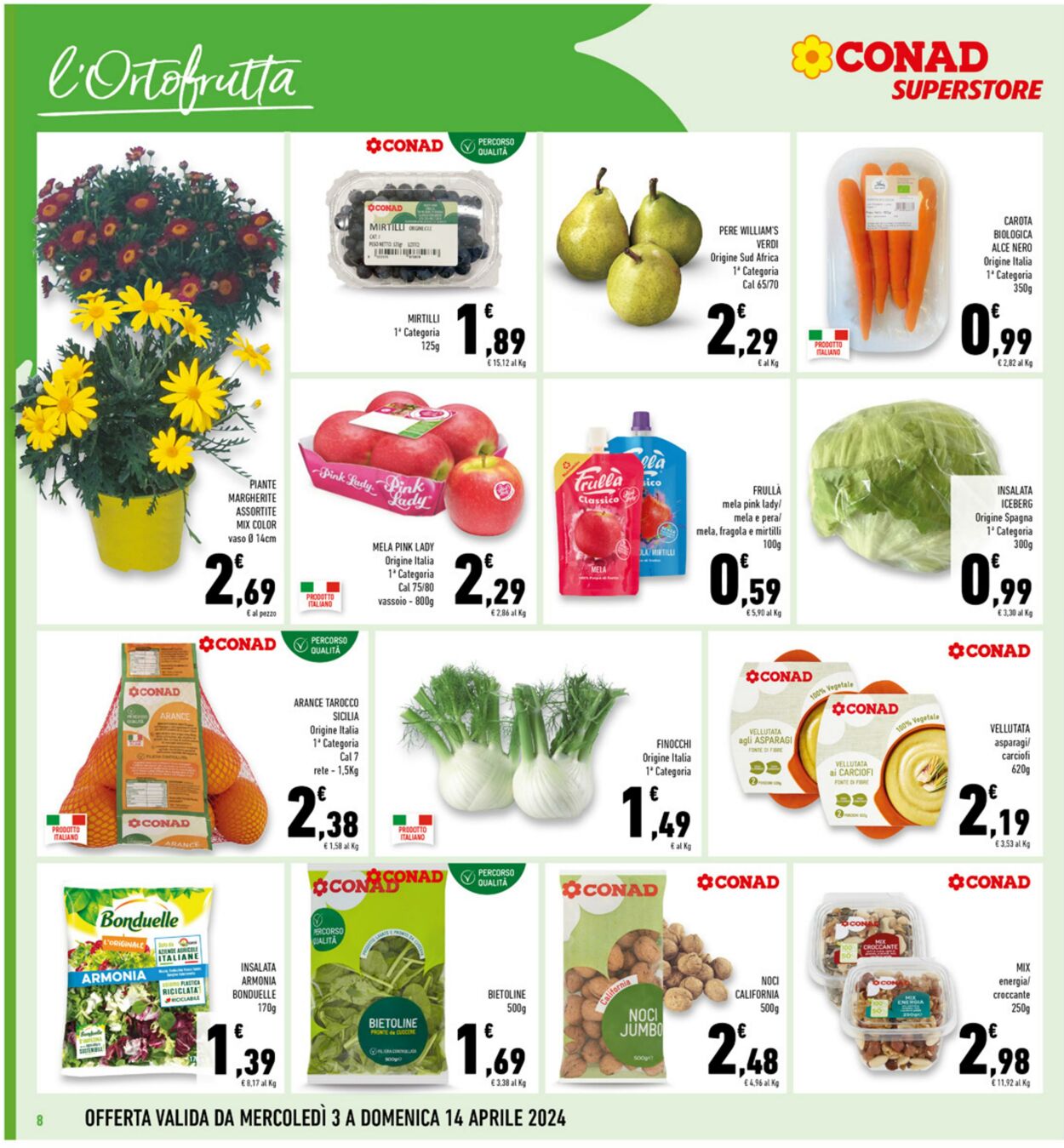 Volantino Conad 03.04.2024 - 14.04.2024