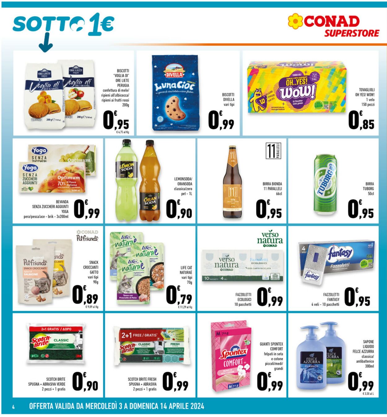 Volantino Conad 03.04.2024 - 14.04.2024