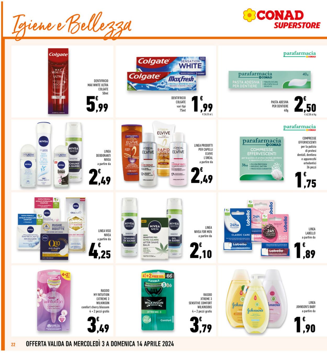 Volantino Conad 03.04.2024 - 14.04.2024