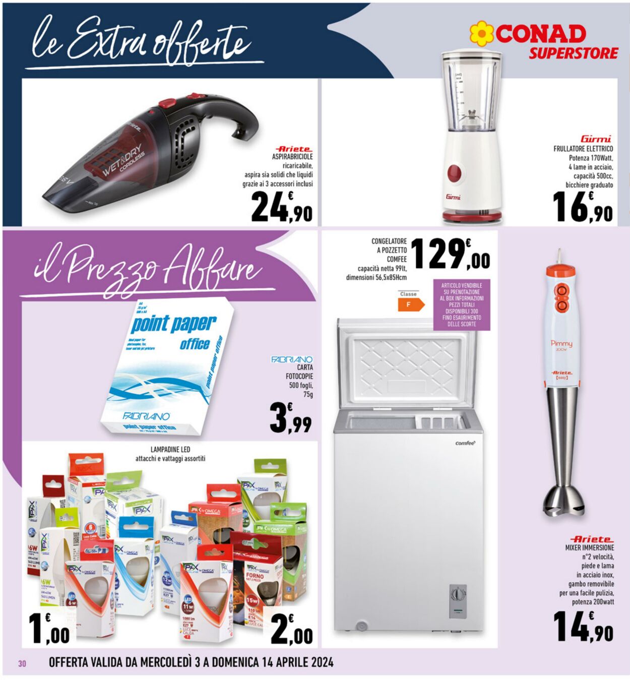 Volantino Conad 03.04.2024 - 14.04.2024