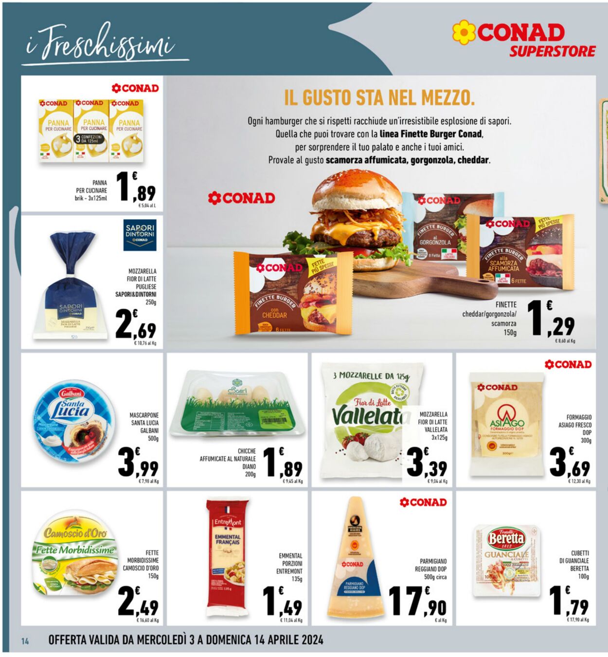 Volantino Conad 03.04.2024 - 14.04.2024