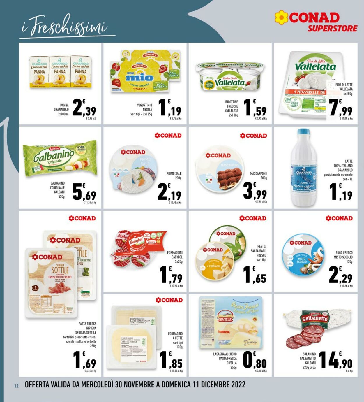 Volantino Conad 30.11.2022 - 11.12.2022