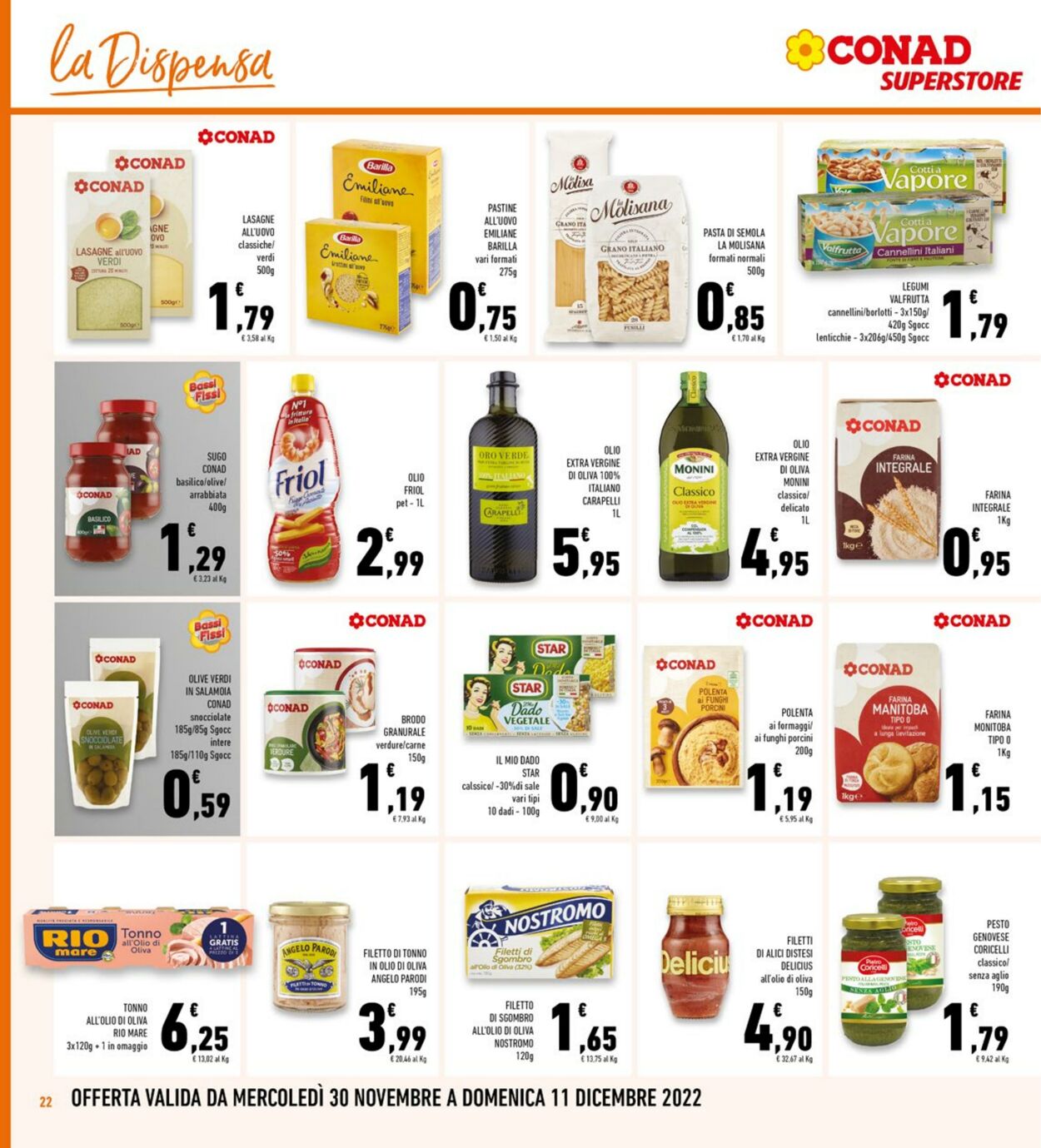 Volantino Conad 30.11.2022 - 11.12.2022