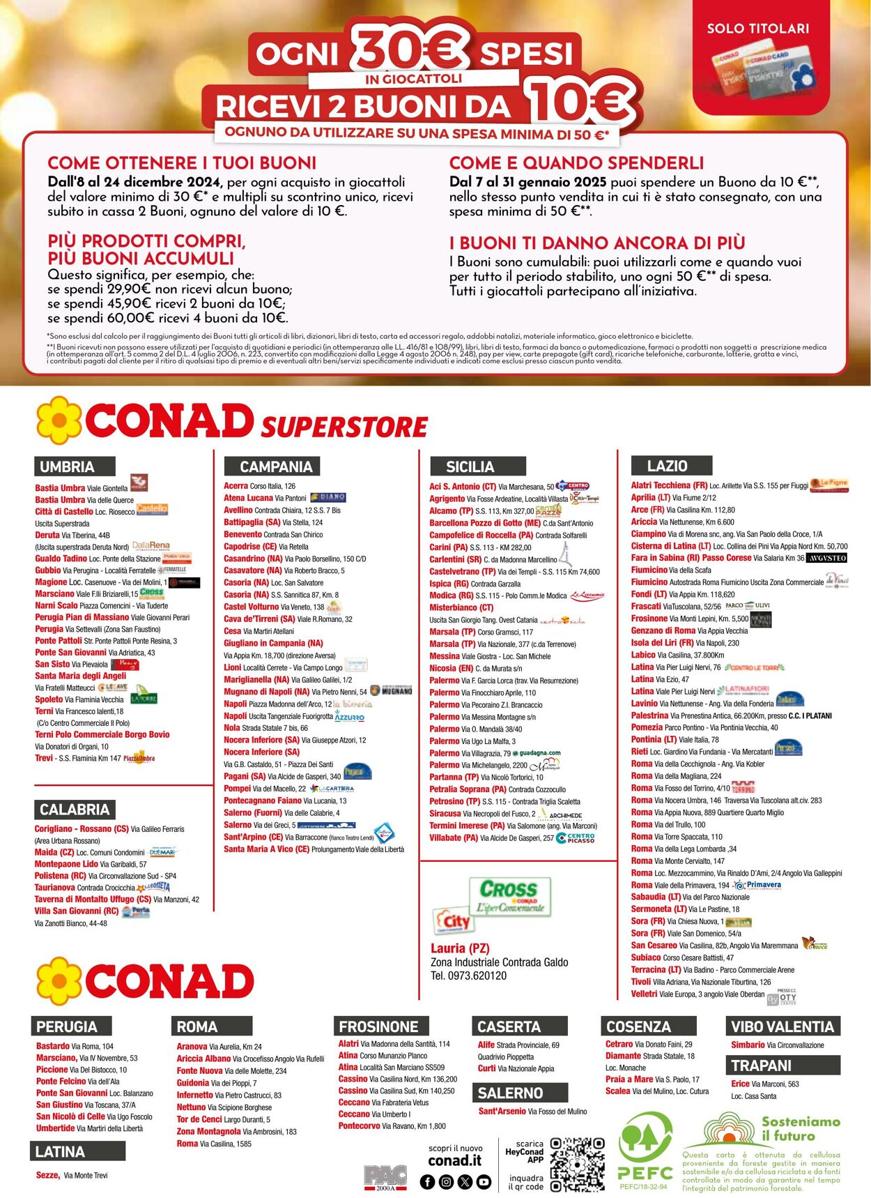 Volantino Conad 13.11.2024 - 24.12.2024