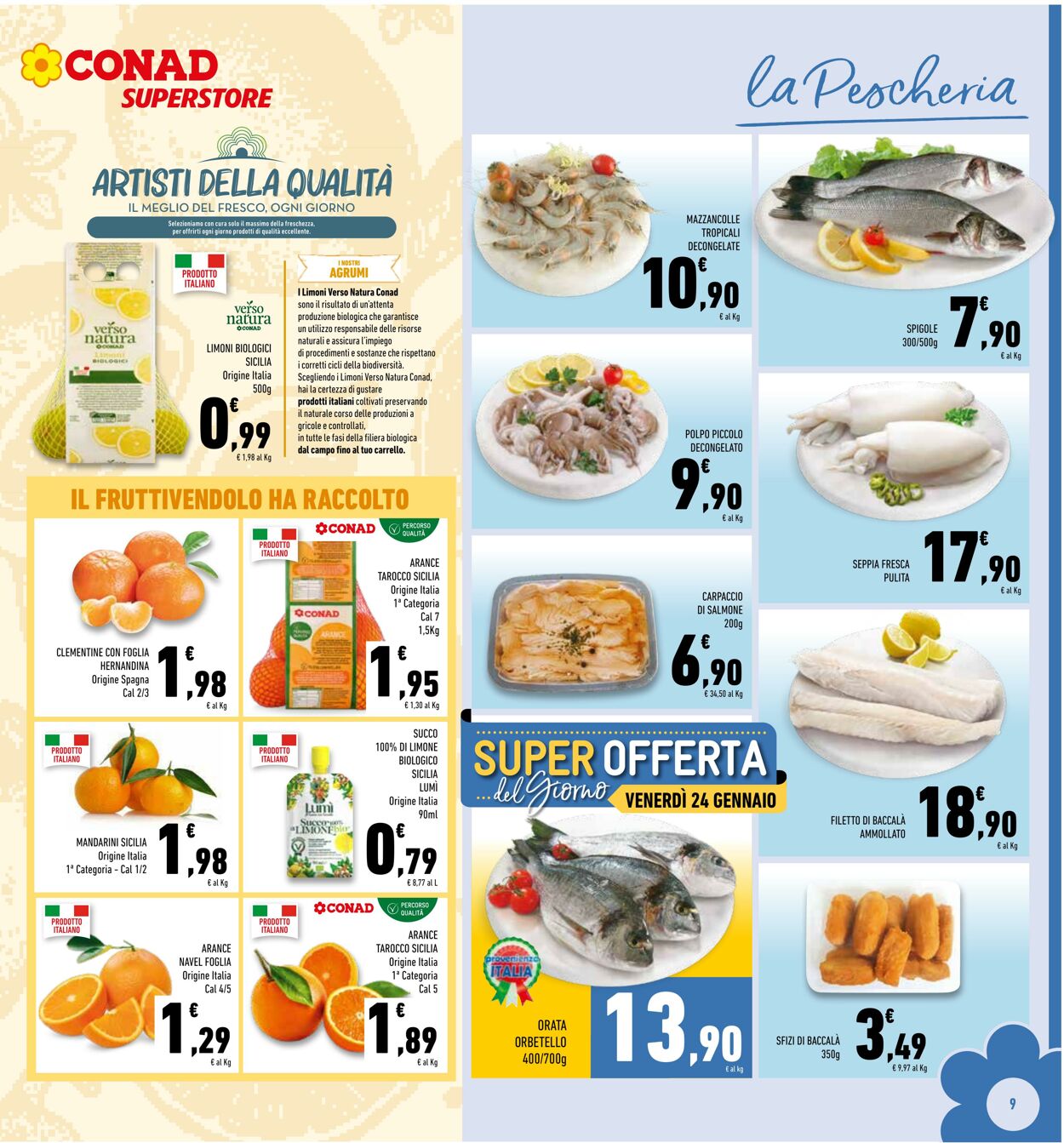 Volantino Conad 15.01.2025 - 26.01.2025