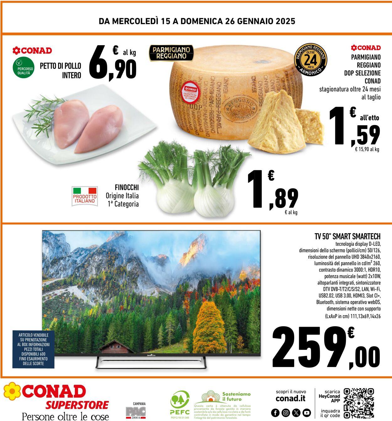 Volantino Conad 15.01.2025 - 26.01.2025