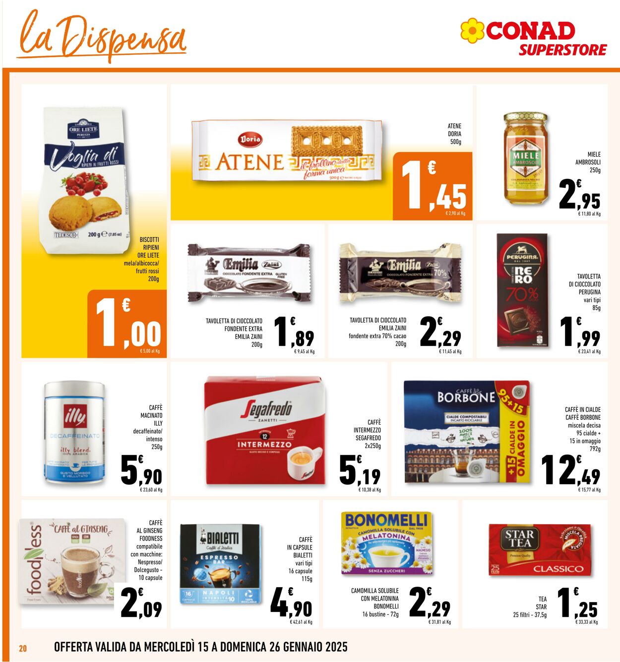 Volantino Conad 15.01.2025 - 26.01.2025