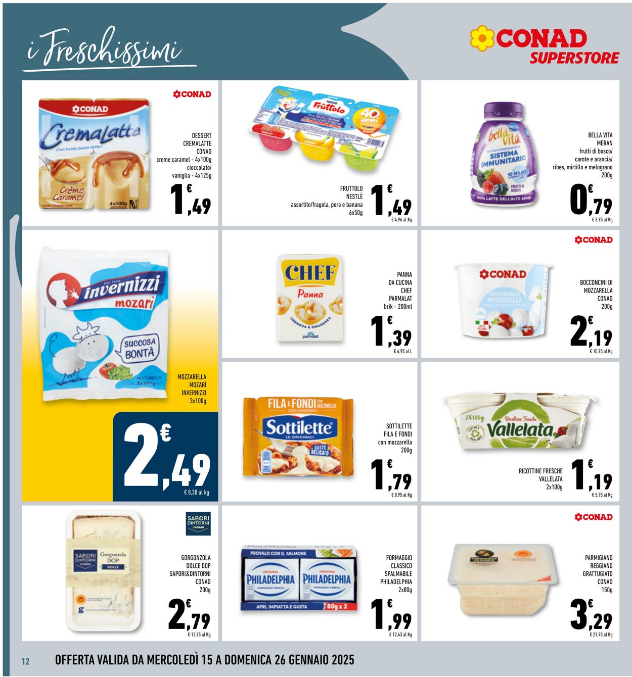 Volantino Conad 15.01.2025 - 26.01.2025