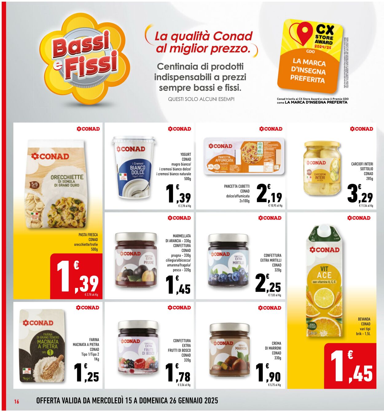 Volantino Conad 15.01.2025 - 26.01.2025