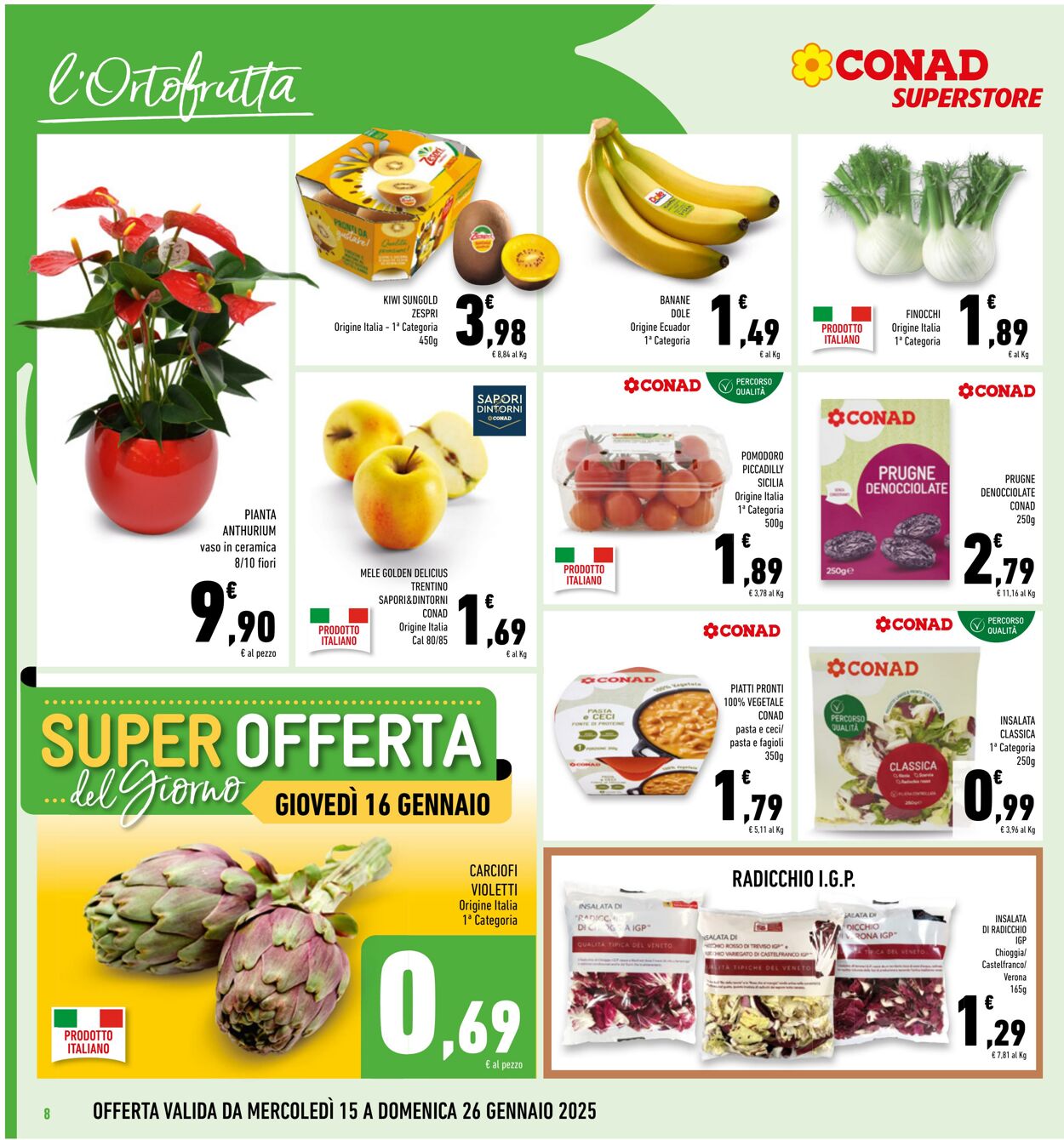 Volantino Conad 15.01.2025 - 26.01.2025