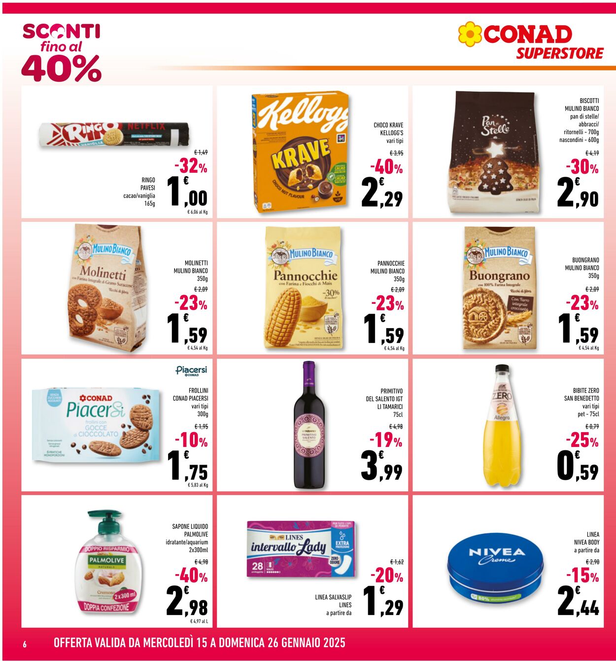 Volantino Conad 15.01.2025 - 26.01.2025