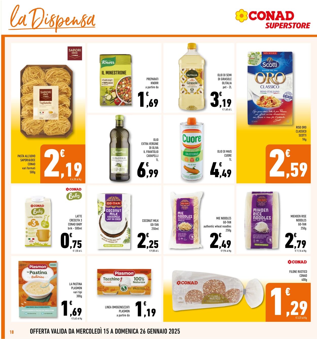 Volantino Conad 15.01.2025 - 26.01.2025