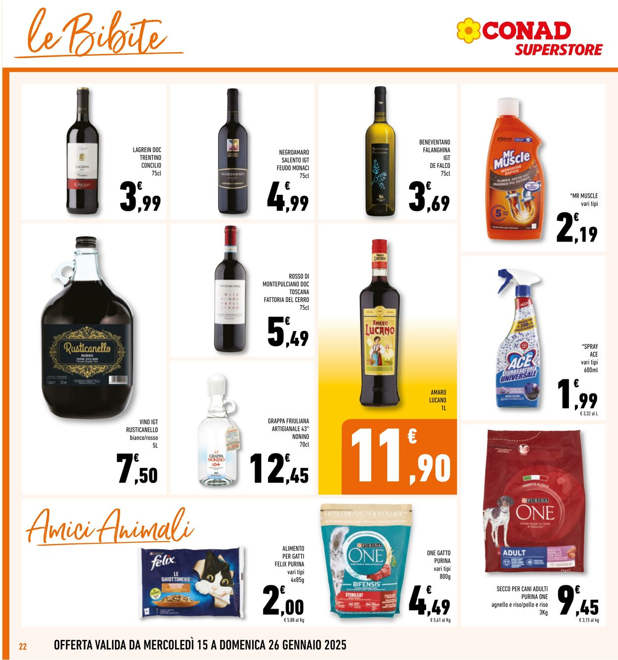 Volantino Conad 15.01.2025 - 26.01.2025