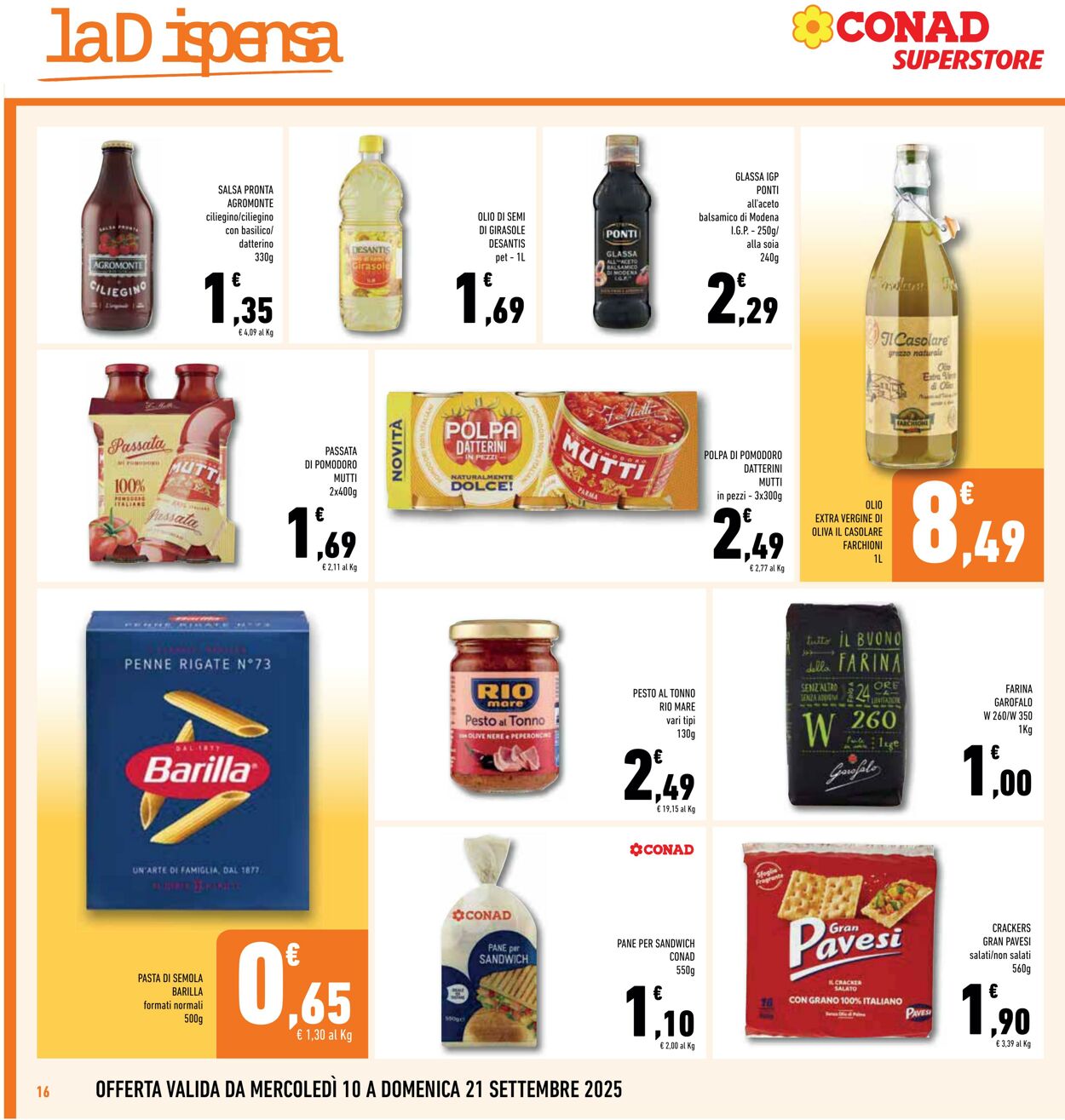 Volantino Conad 11.09.2025 - 11.09.2025