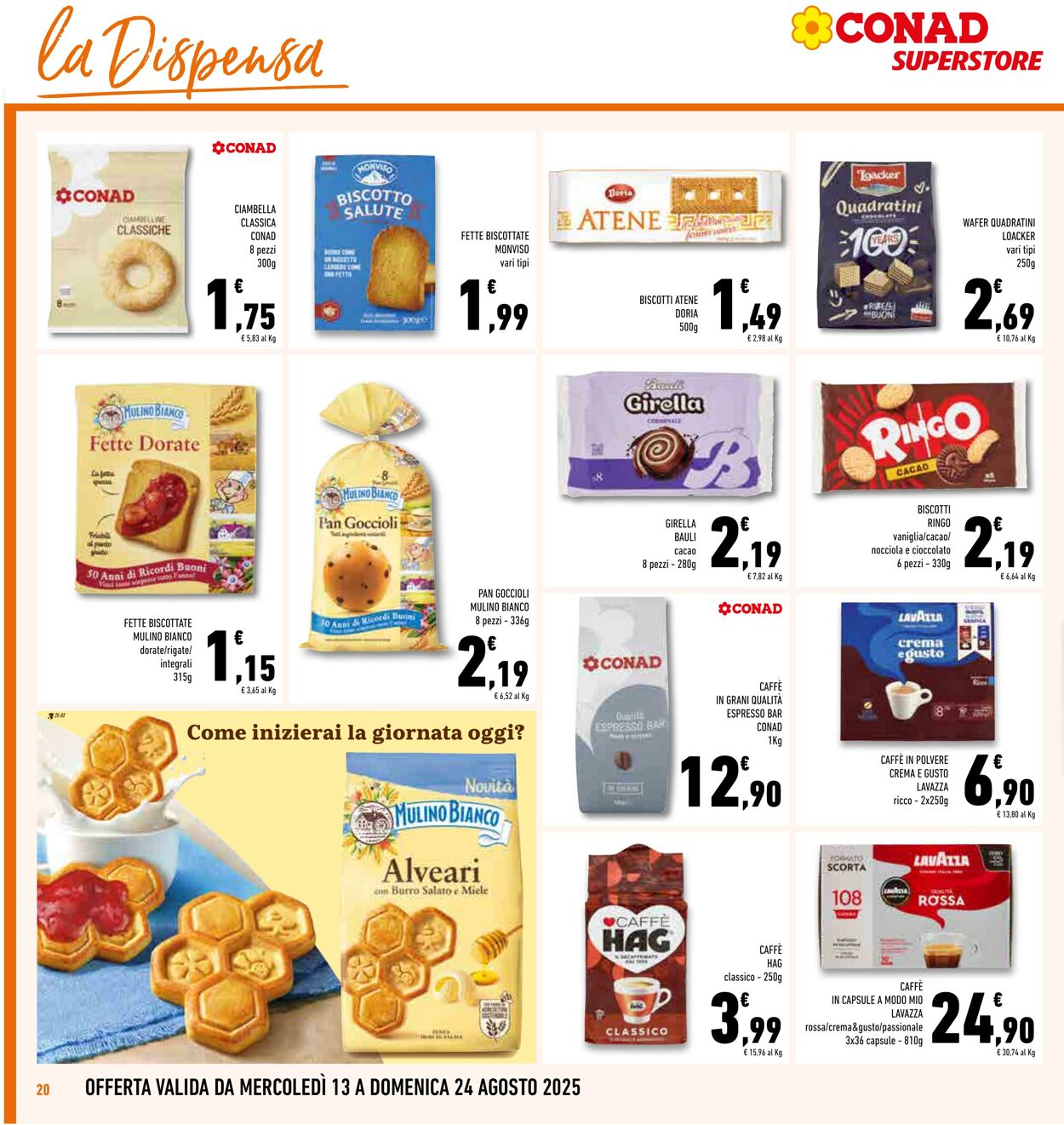 Volantino Conad 20.08.2025 - 20.08.2025