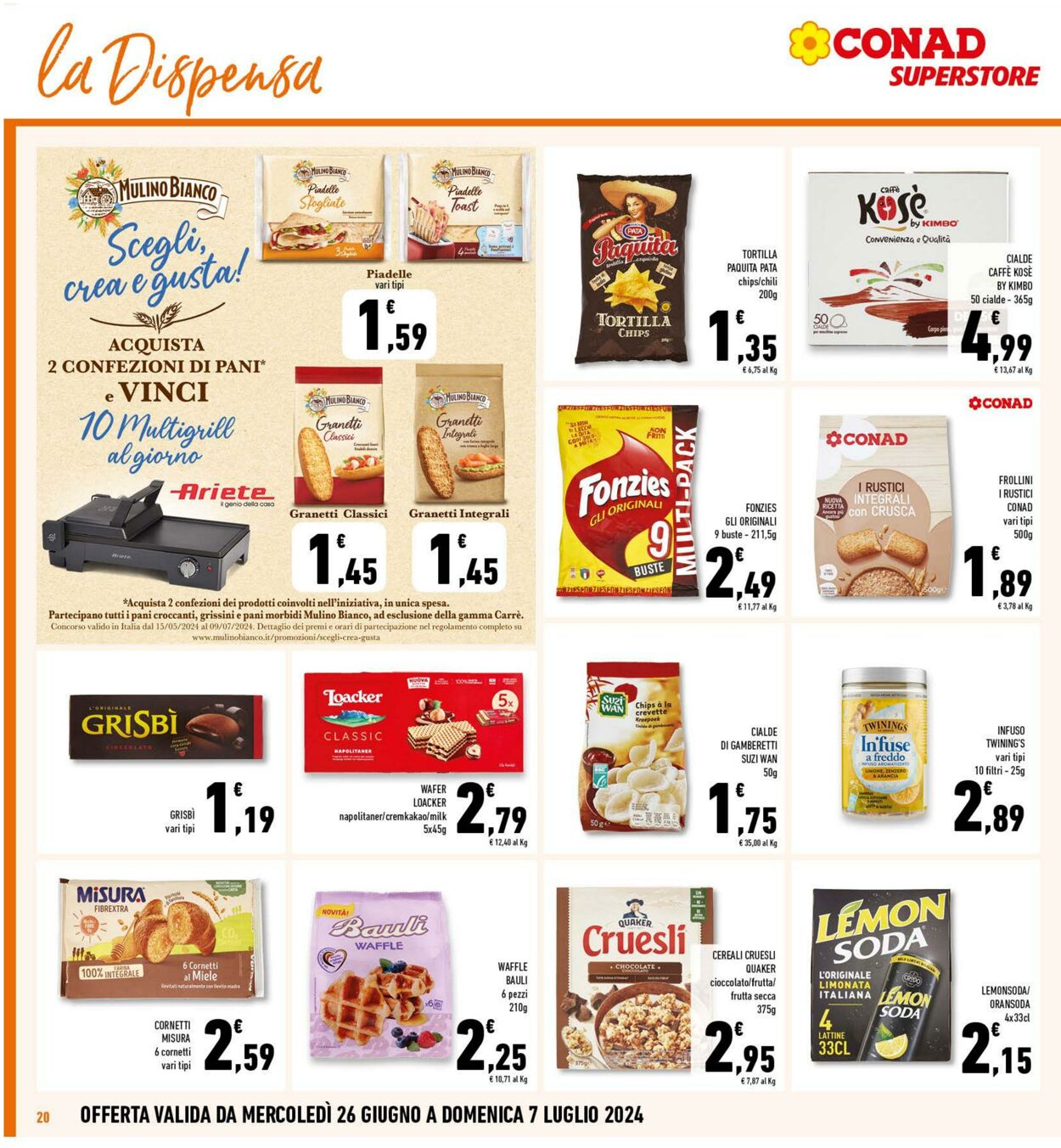 Volantino Conad 26.06.2024 - 07.07.2024