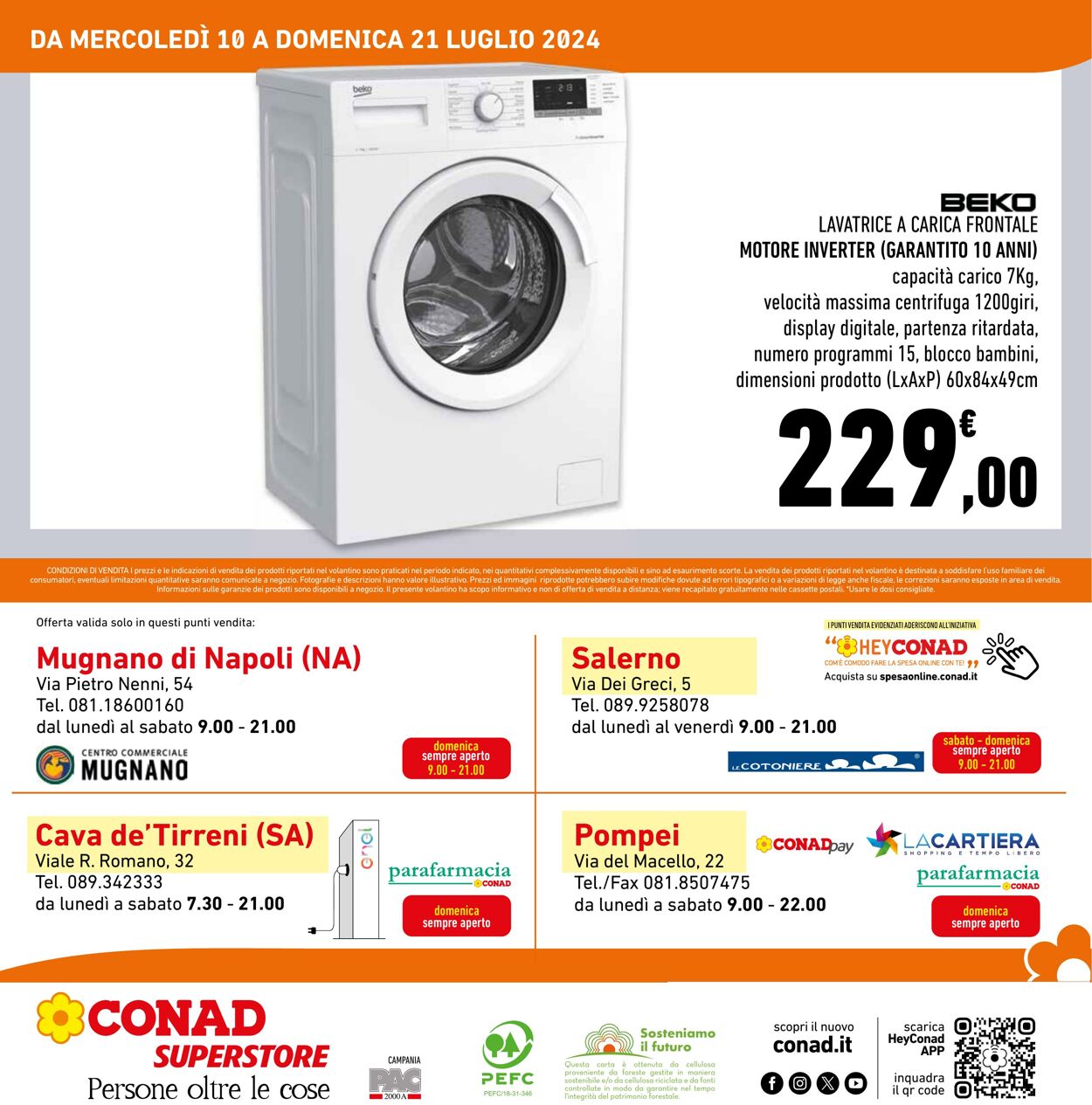 Volantino Conad 10.07.2024 - 21.07.2024