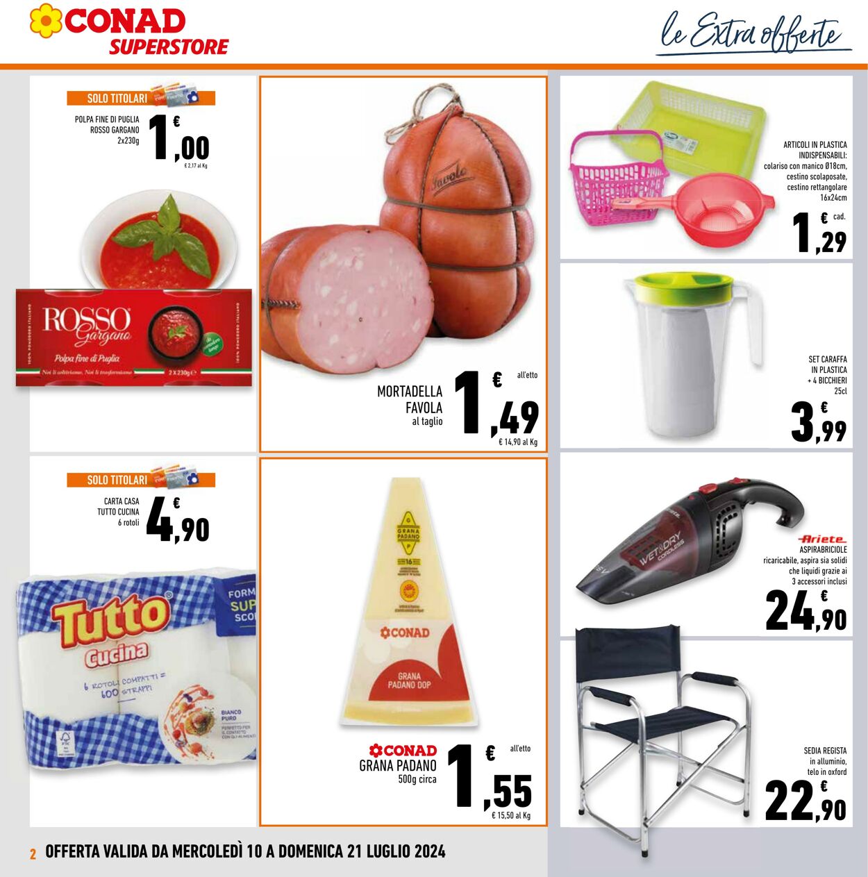 Volantino Conad 10.07.2024 - 21.07.2024