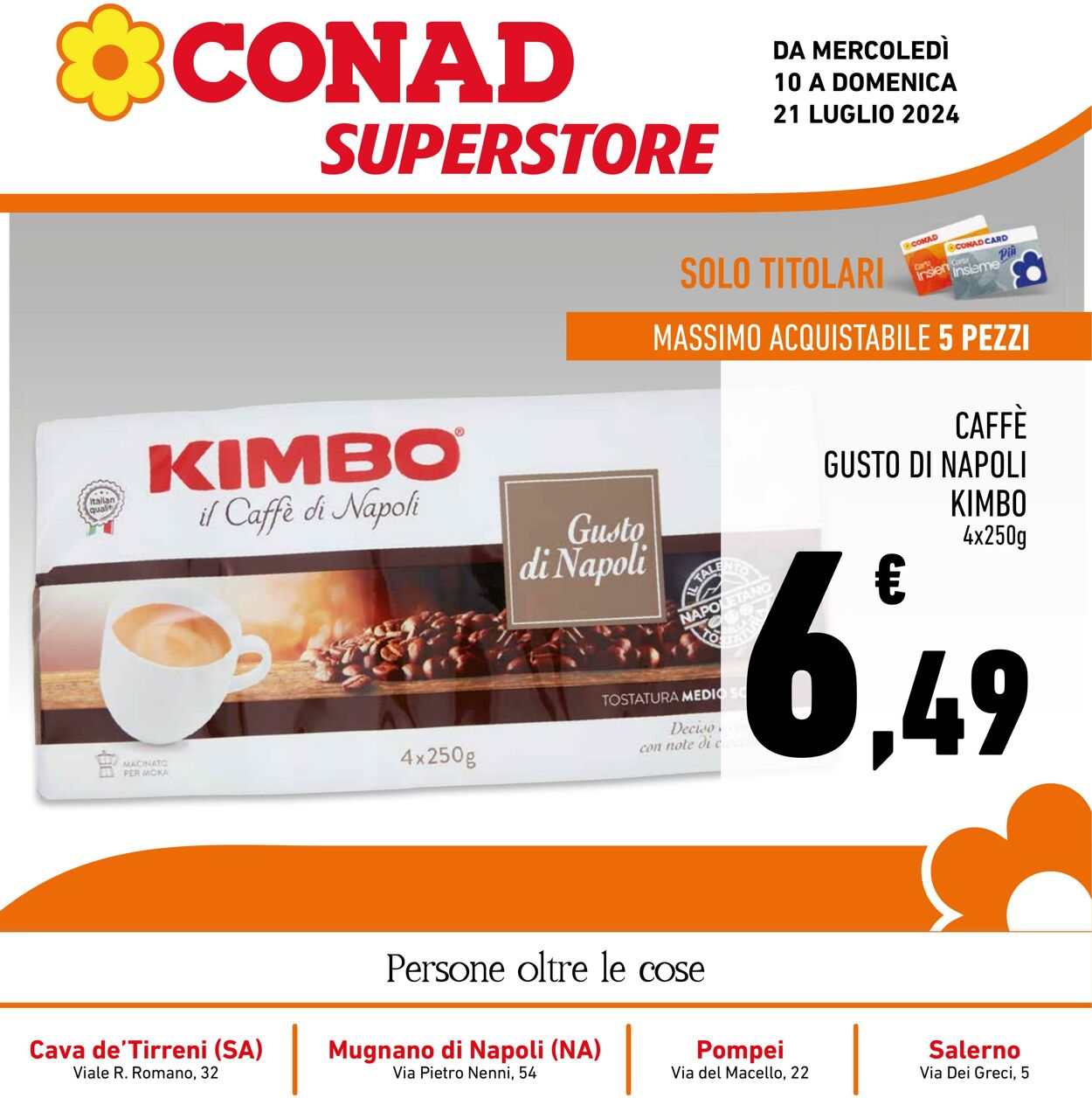 Volantino Conad 10.07.2024 - 21.07.2024