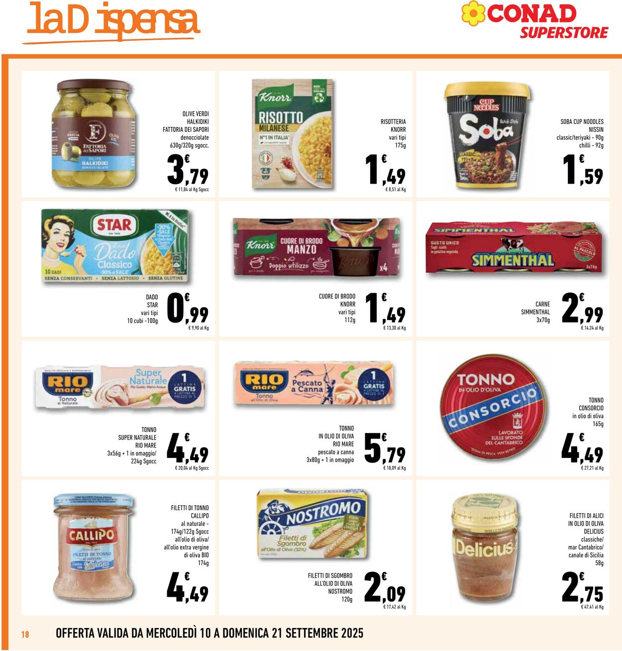 Volantino Conad 09.09.2025 - 09.09.2025
