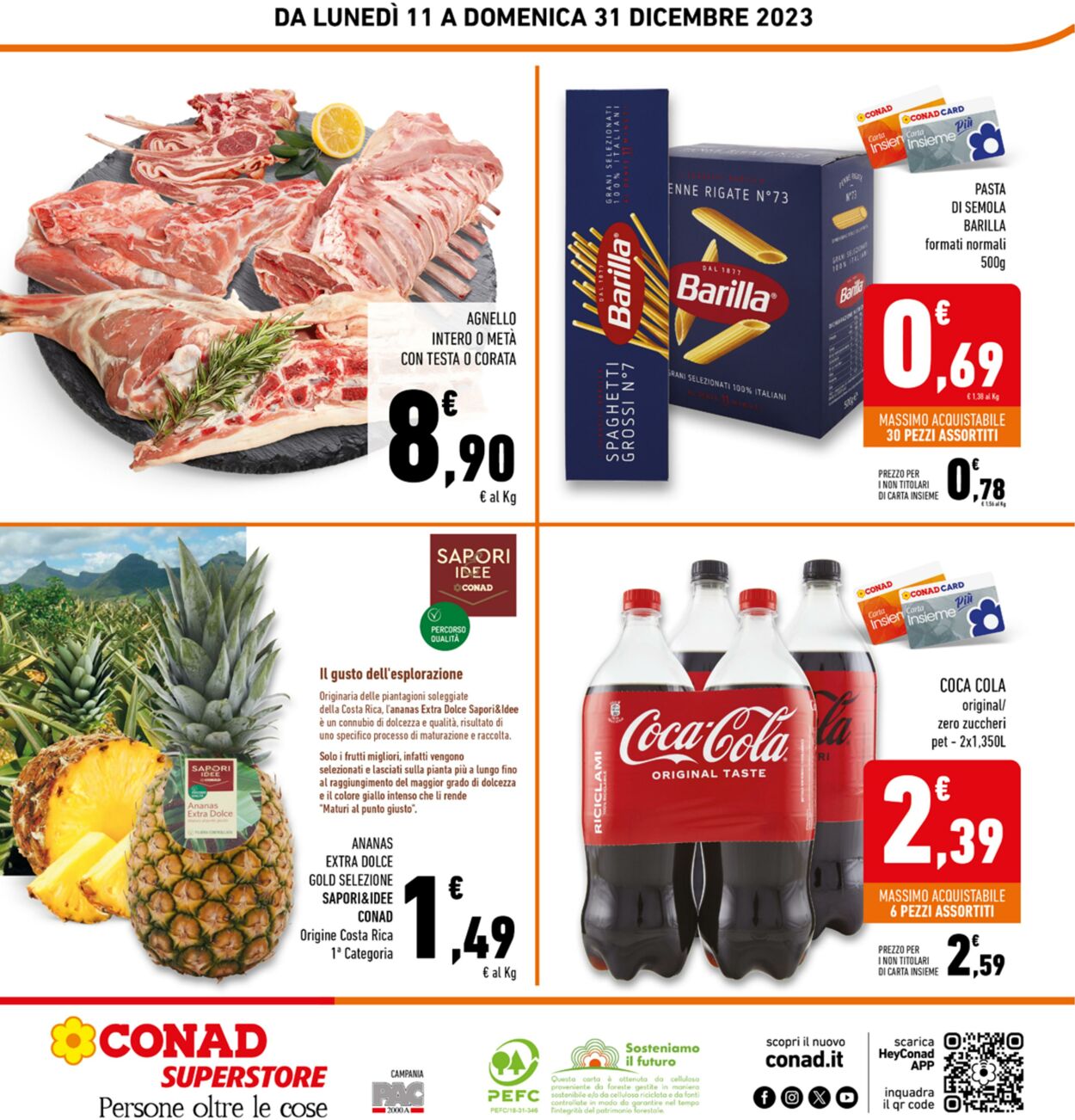 Volantino Conad 11.12.2023 - 31.12.2023