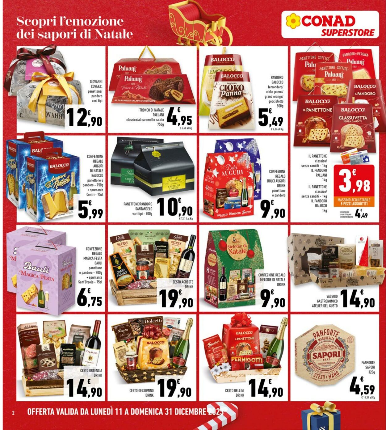 Volantino Conad 11.12.2023 - 31.12.2023