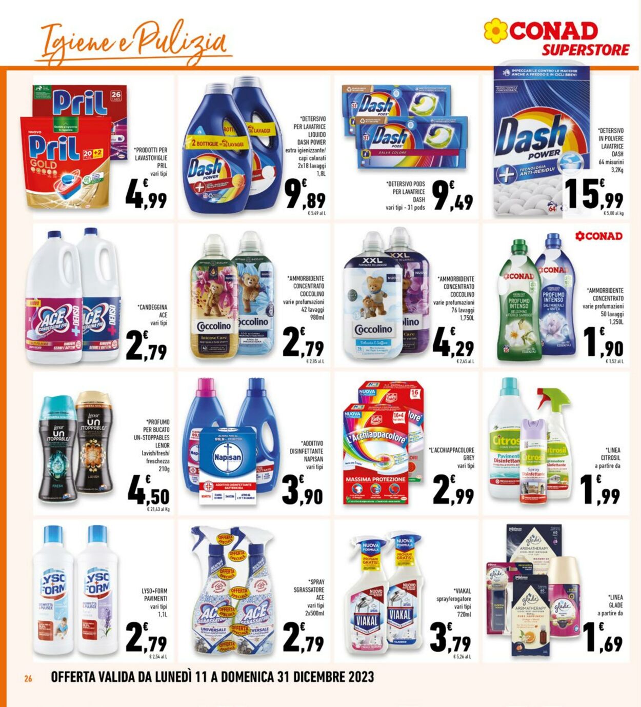 Volantino Conad 11.12.2023 - 31.12.2023