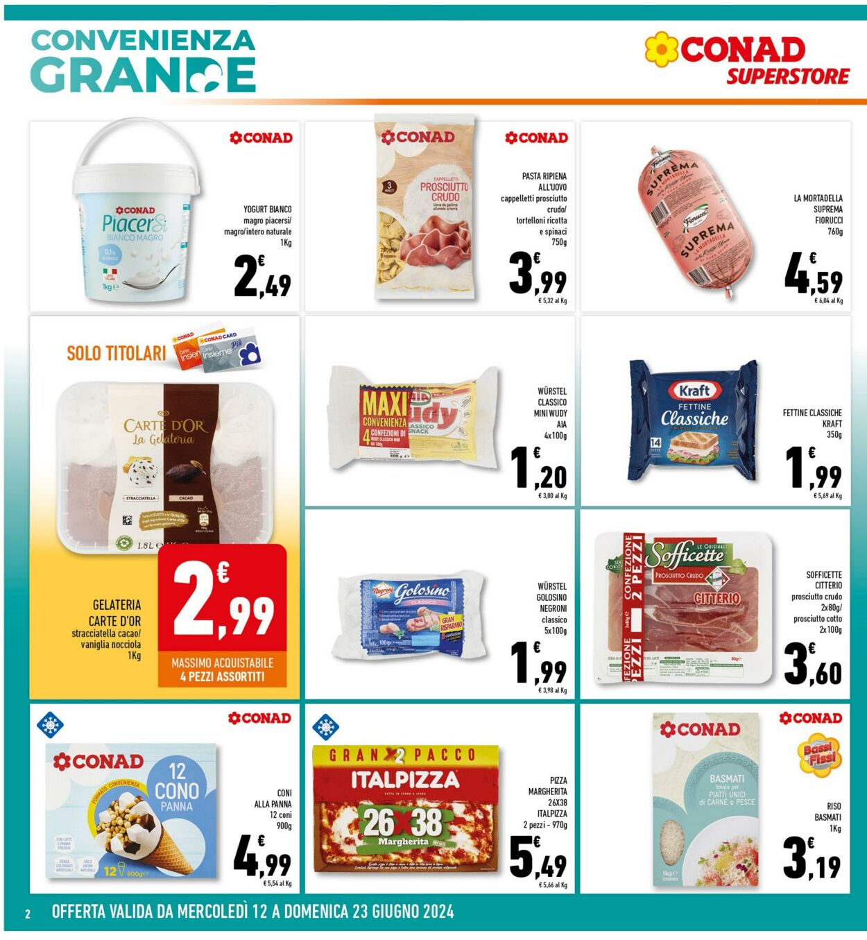 Volantino Conad 12.06.2024 - 23.06.2024