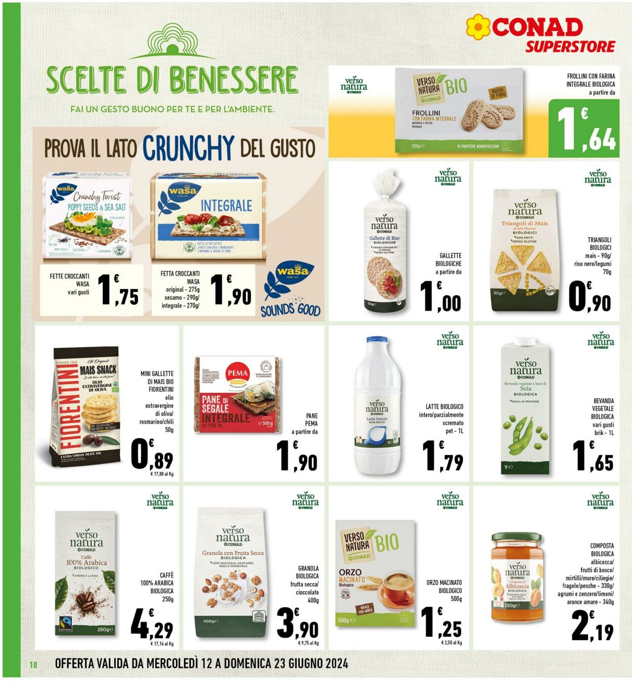 Volantino Conad 12.06.2024 - 23.06.2024