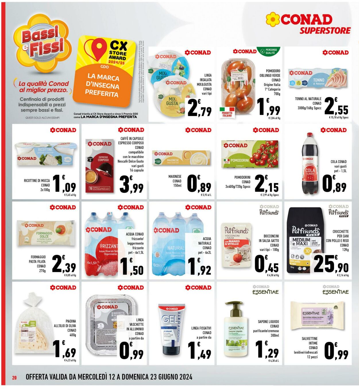 Volantino Conad 12.06.2024 - 23.06.2024