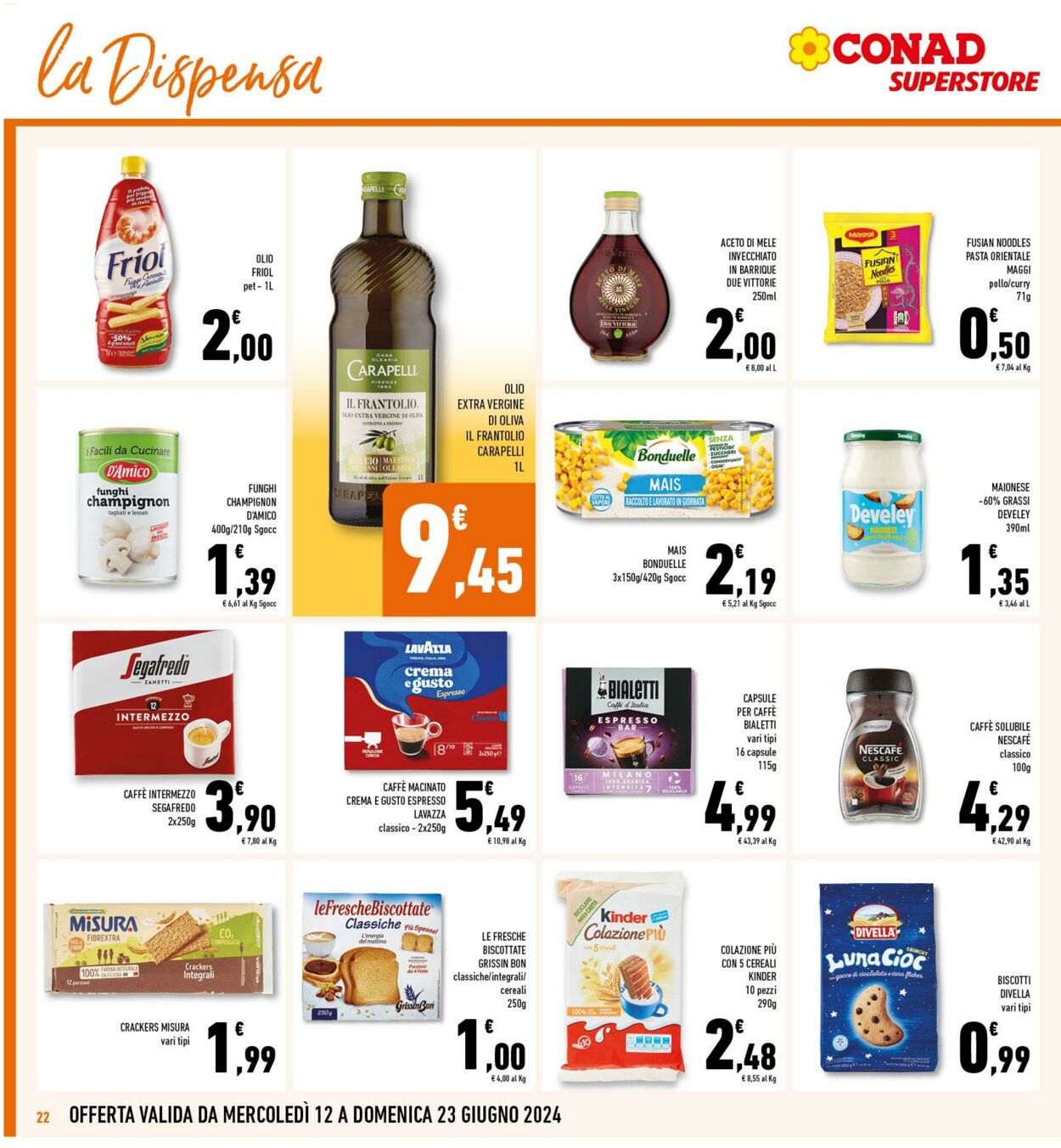 Volantino Conad 12.06.2024 - 23.06.2024