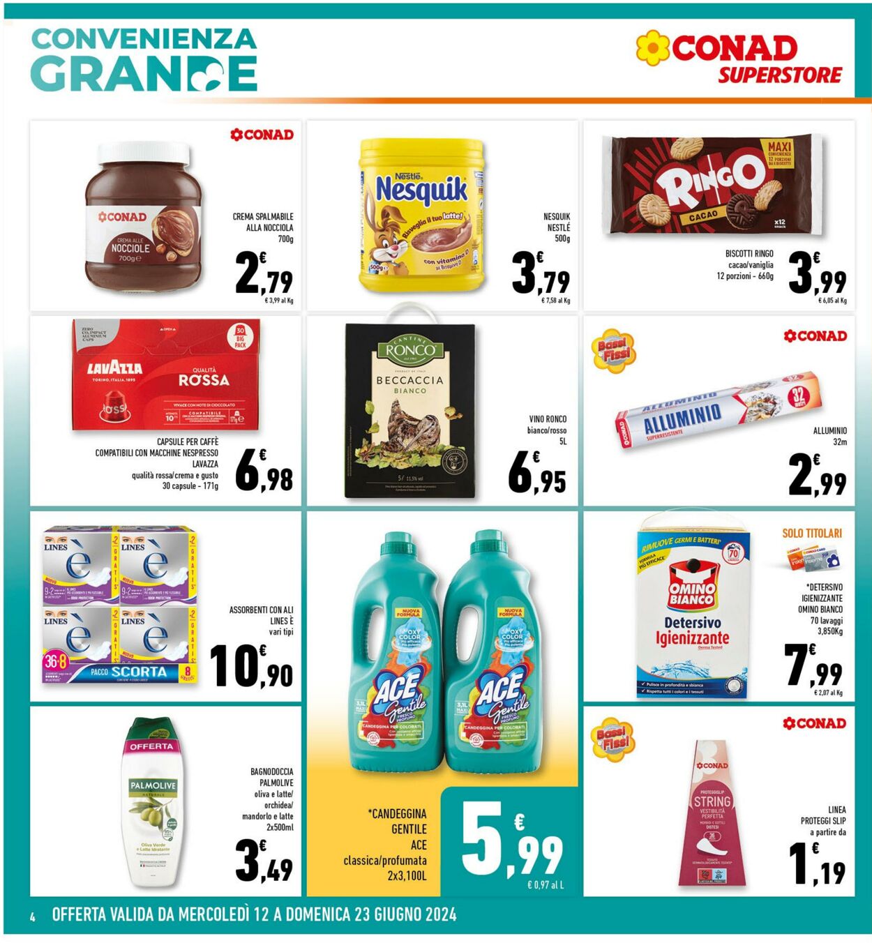 Volantino Conad 12.06.2024 - 23.06.2024