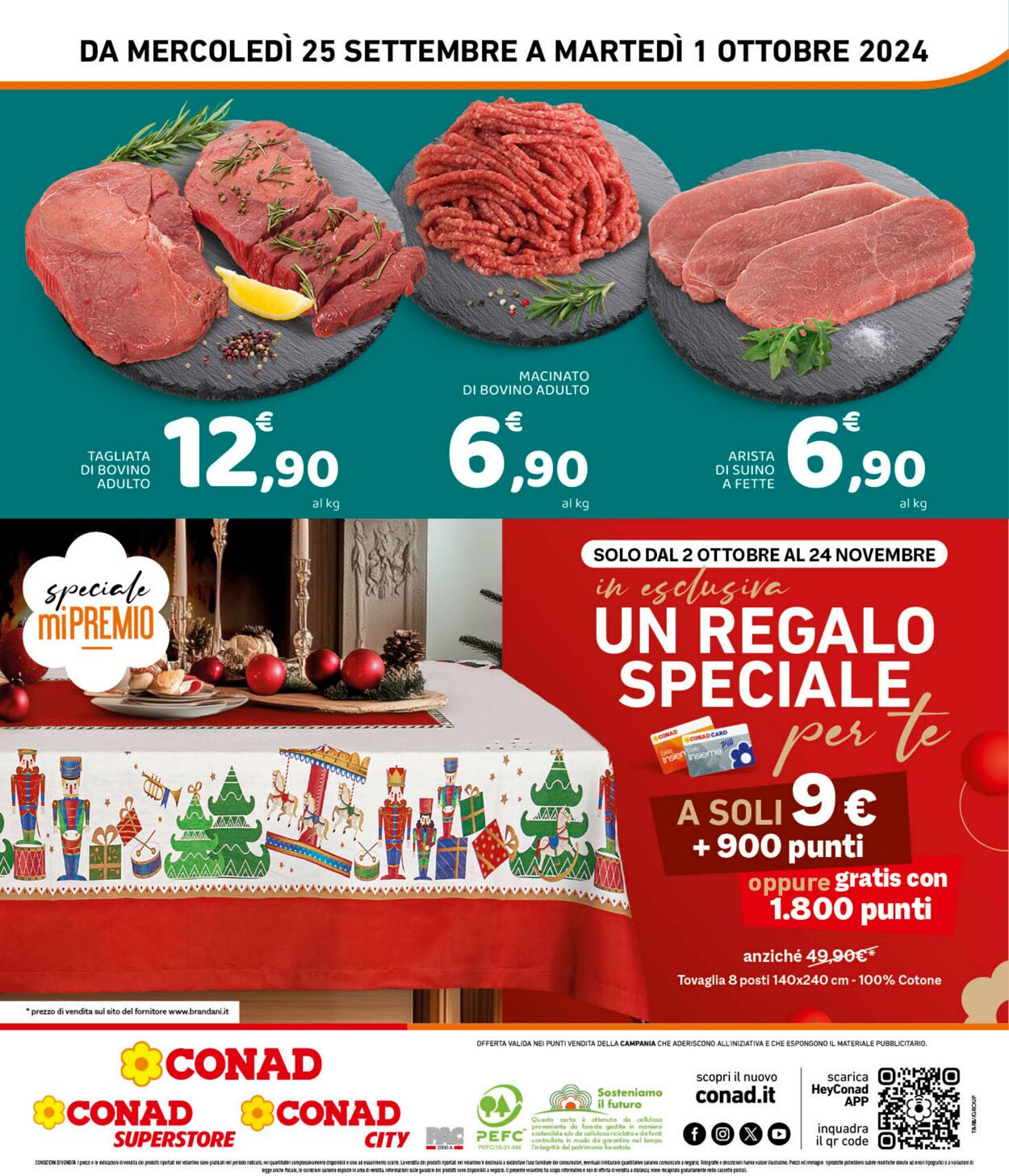 Volantino Conad 25.09.2024 - 01.10.2024