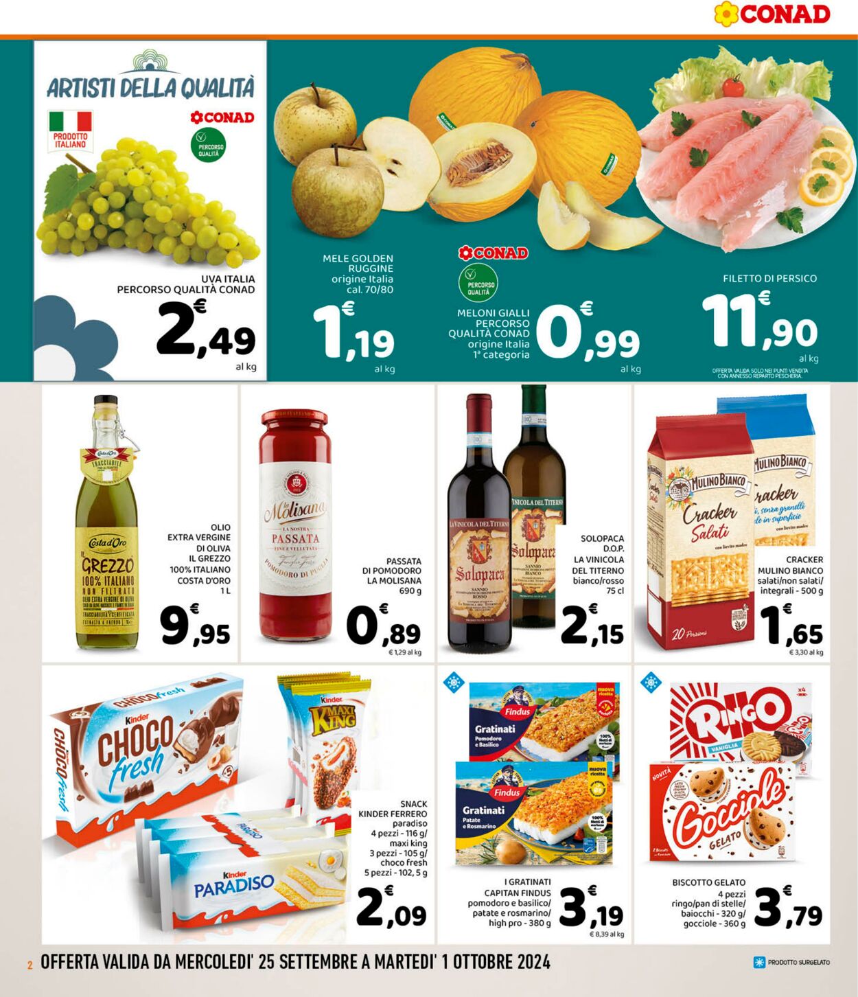 Volantino Conad 25.09.2024 - 01.10.2024