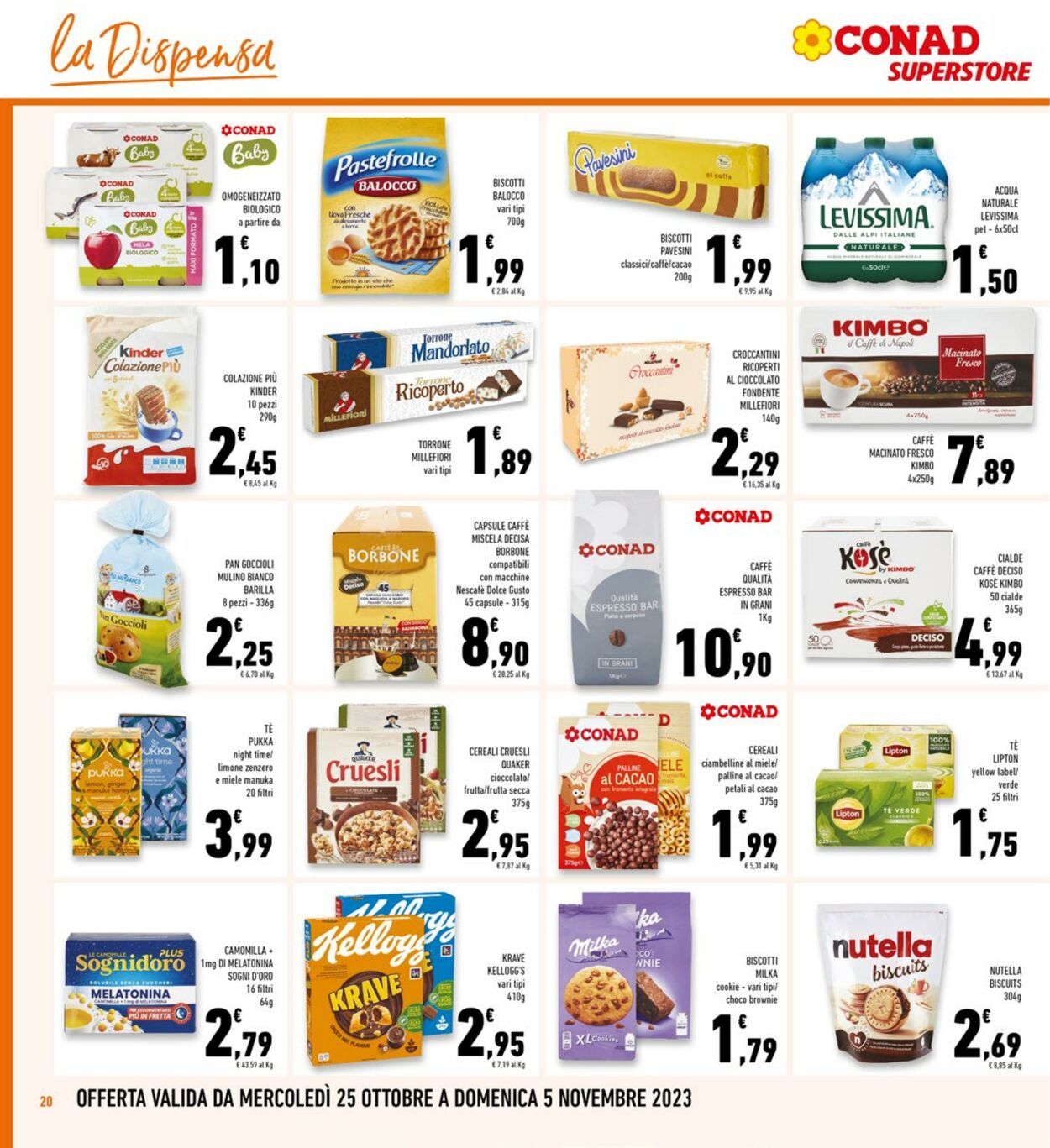 Volantino Conad 25.10.2023 - 05.11.2023