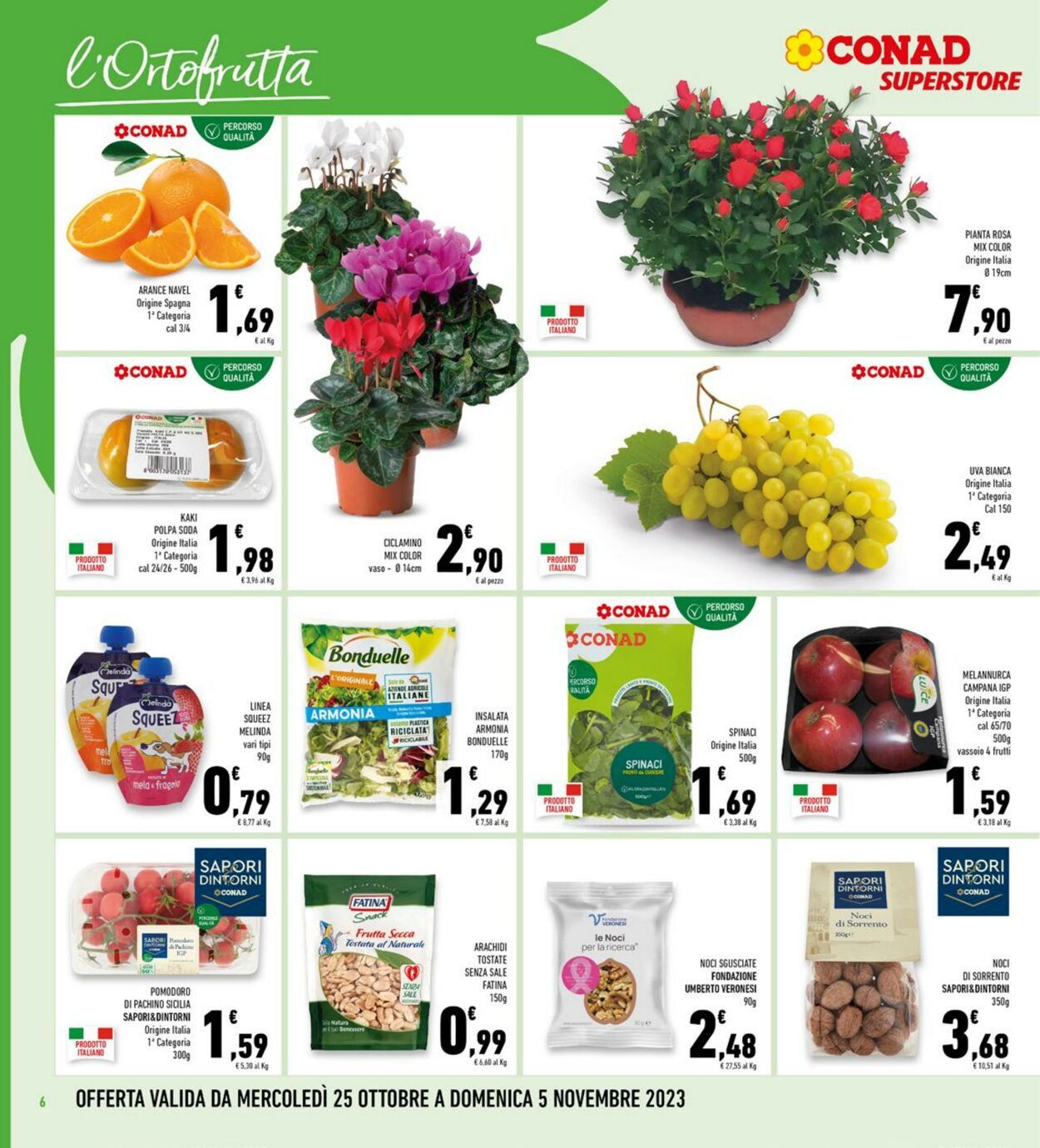 Volantino Conad 25.10.2023 - 05.11.2023