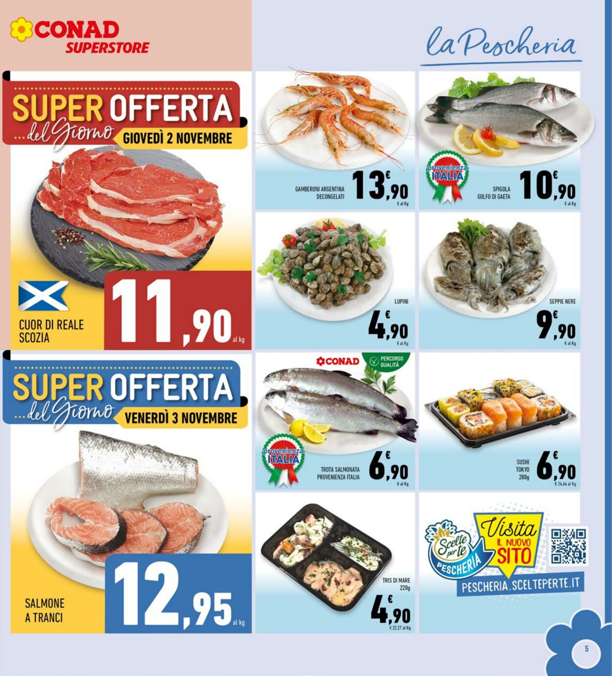 Volantino Conad 25.10.2023 - 05.11.2023