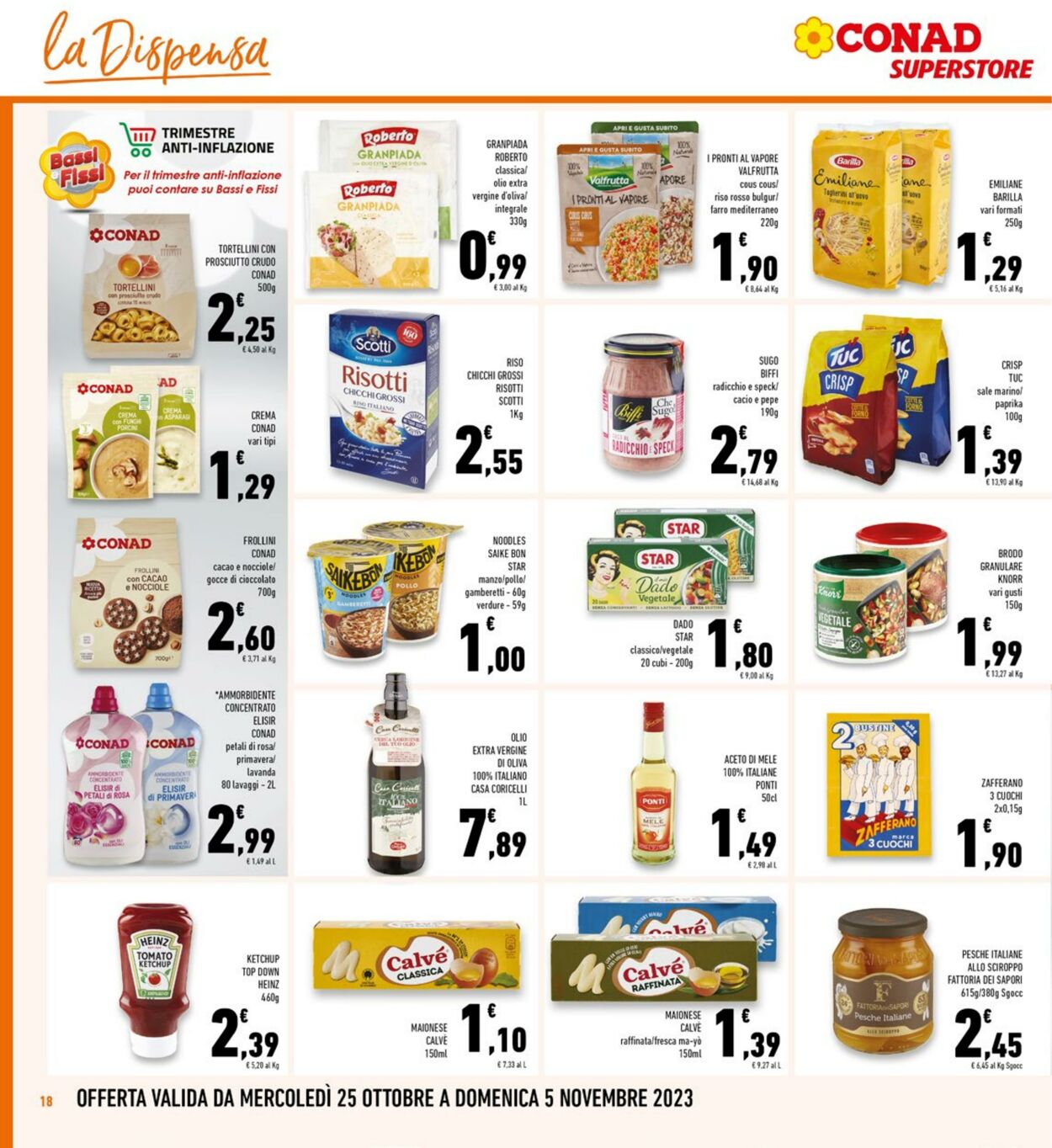 Volantino Conad 25.10.2023 - 05.11.2023