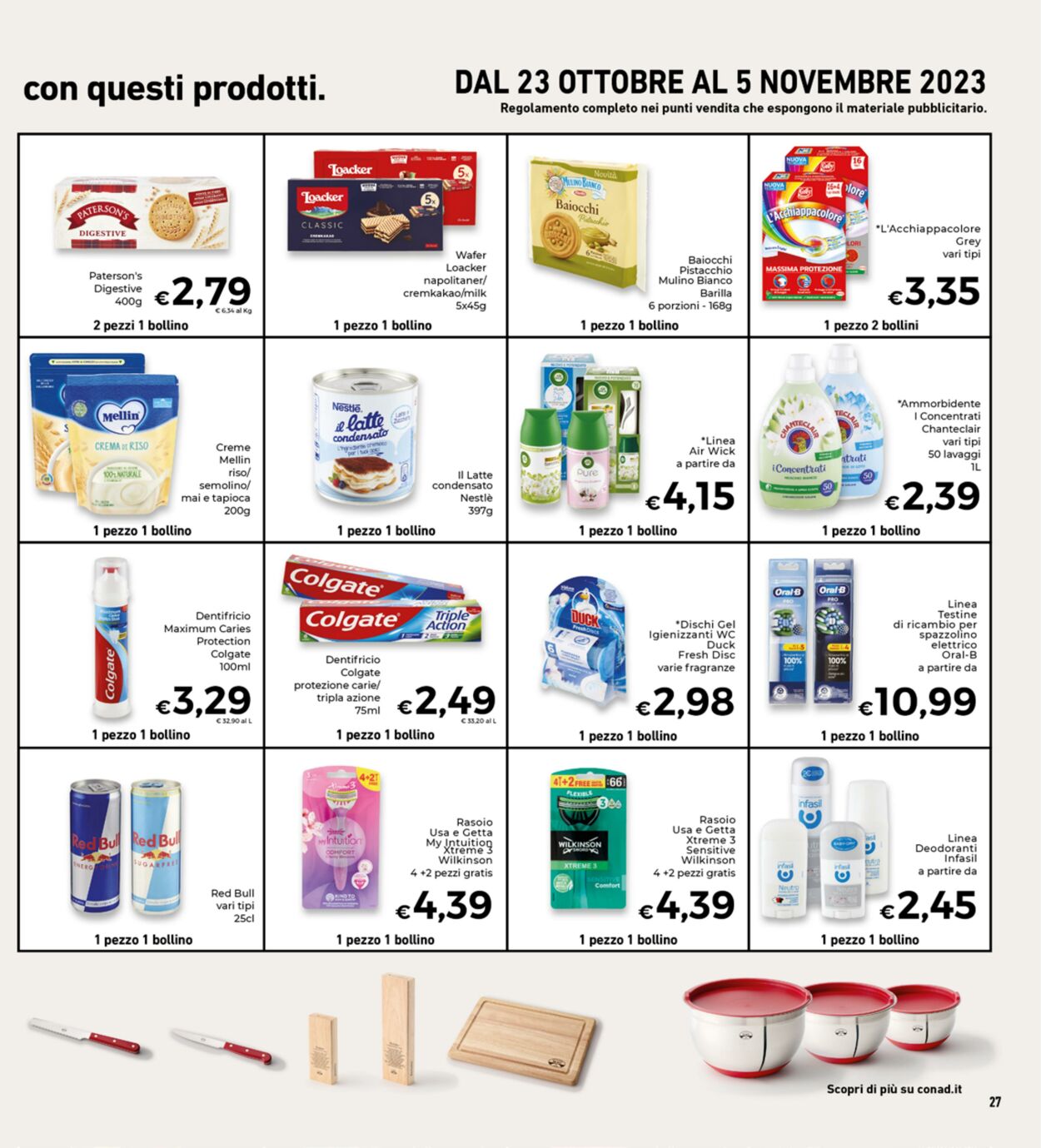 Volantino Conad 25.10.2023 - 05.11.2023