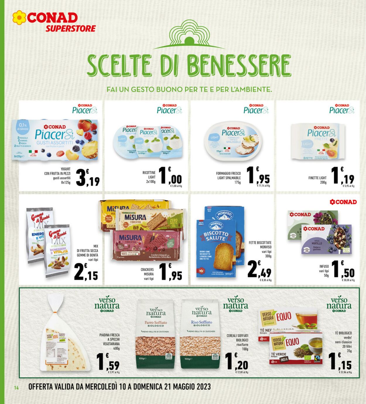 Volantino Conad 10.05.2023 - 21.05.2023