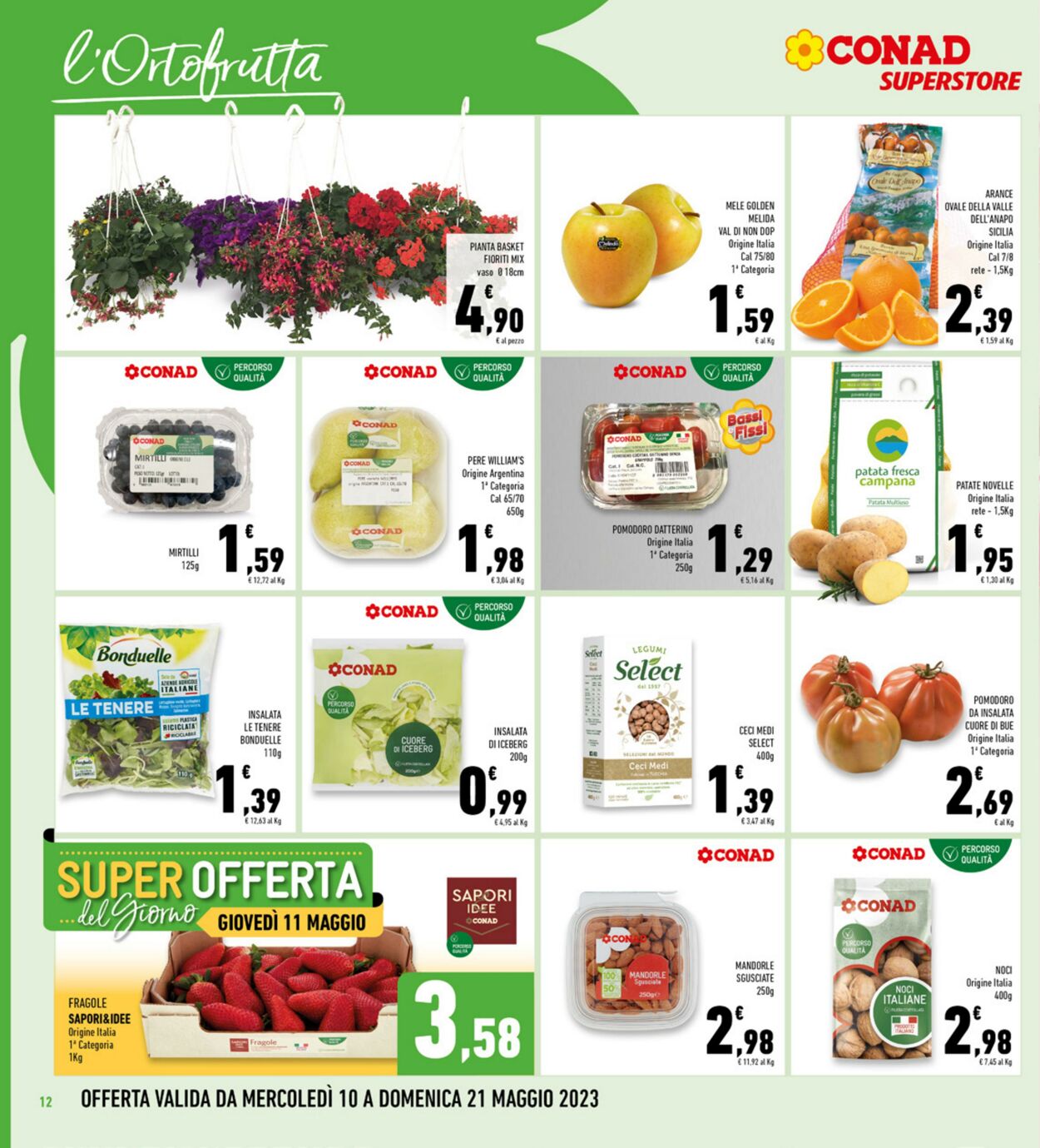 Volantino Conad 10.05.2023 - 21.05.2023