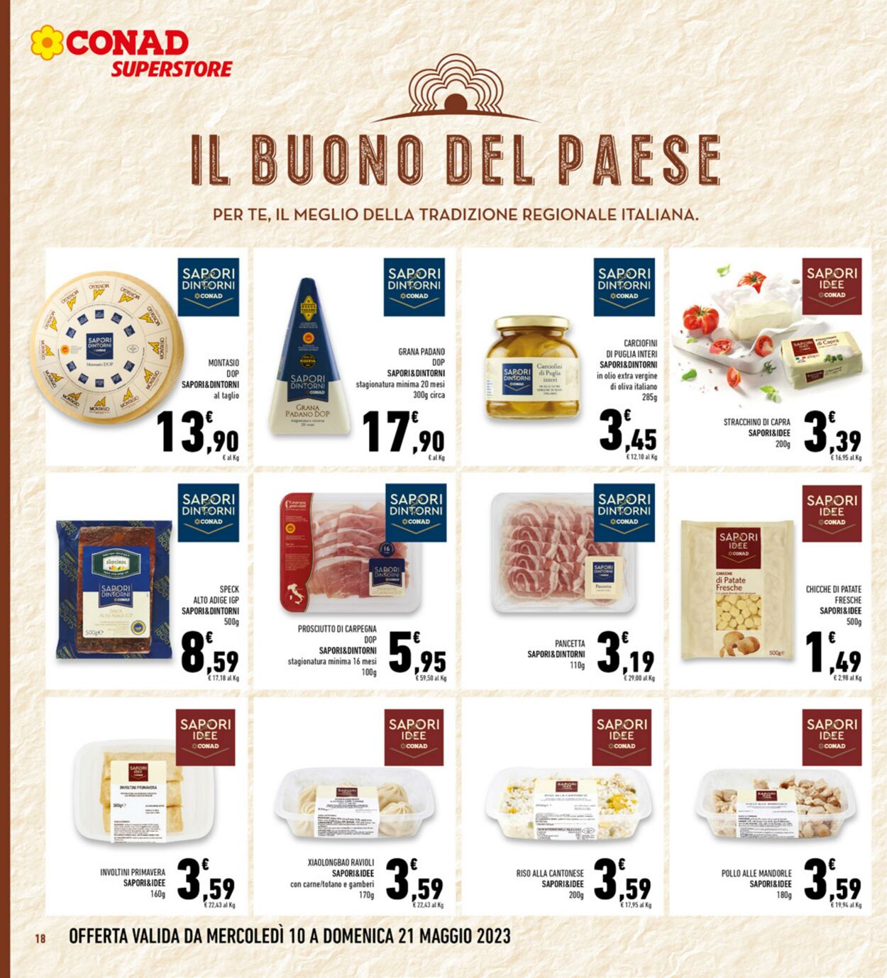 Volantino Conad 10.05.2023 - 21.05.2023