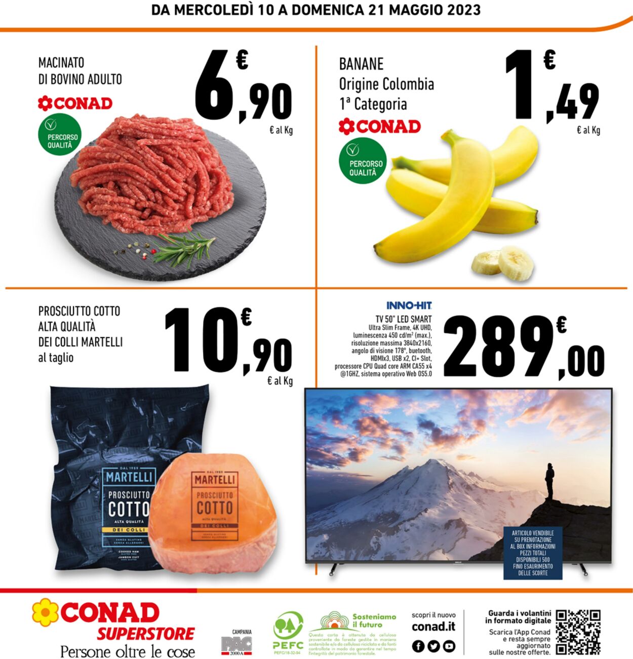 Volantino Conad 10.05.2023 - 21.05.2023