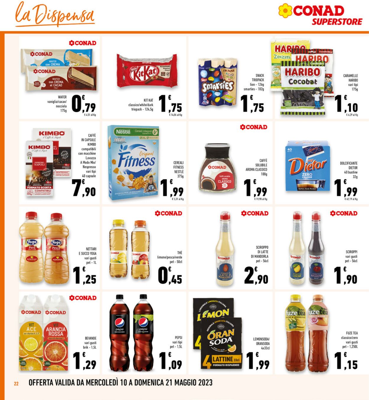 Volantino Conad 10.05.2023 - 21.05.2023