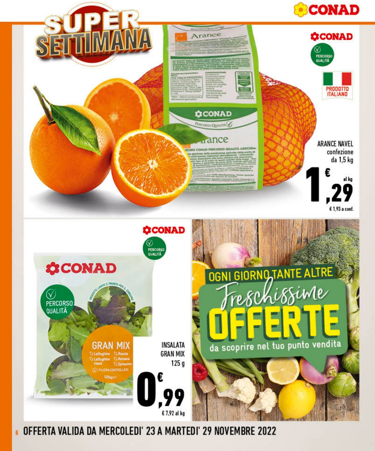 Volantino Conad 23.11.2022 - 29.11.2022