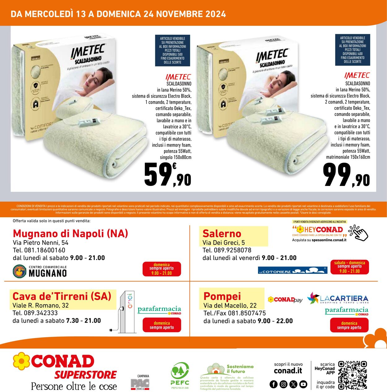 Volantino Conad 13.11.2024 - 24.11.2024