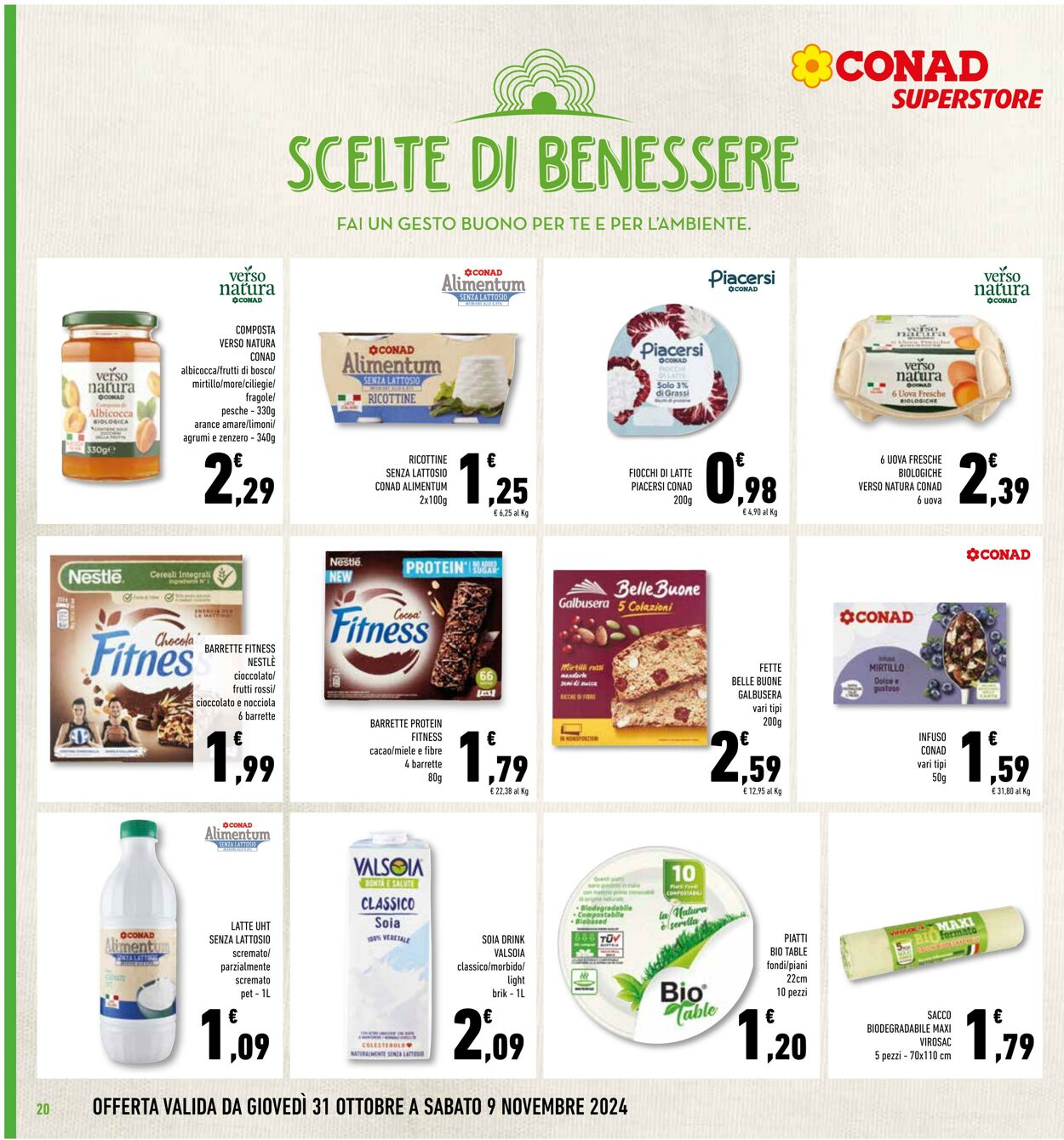 Volantino Conad 31.10.2024 - 09.11.2024