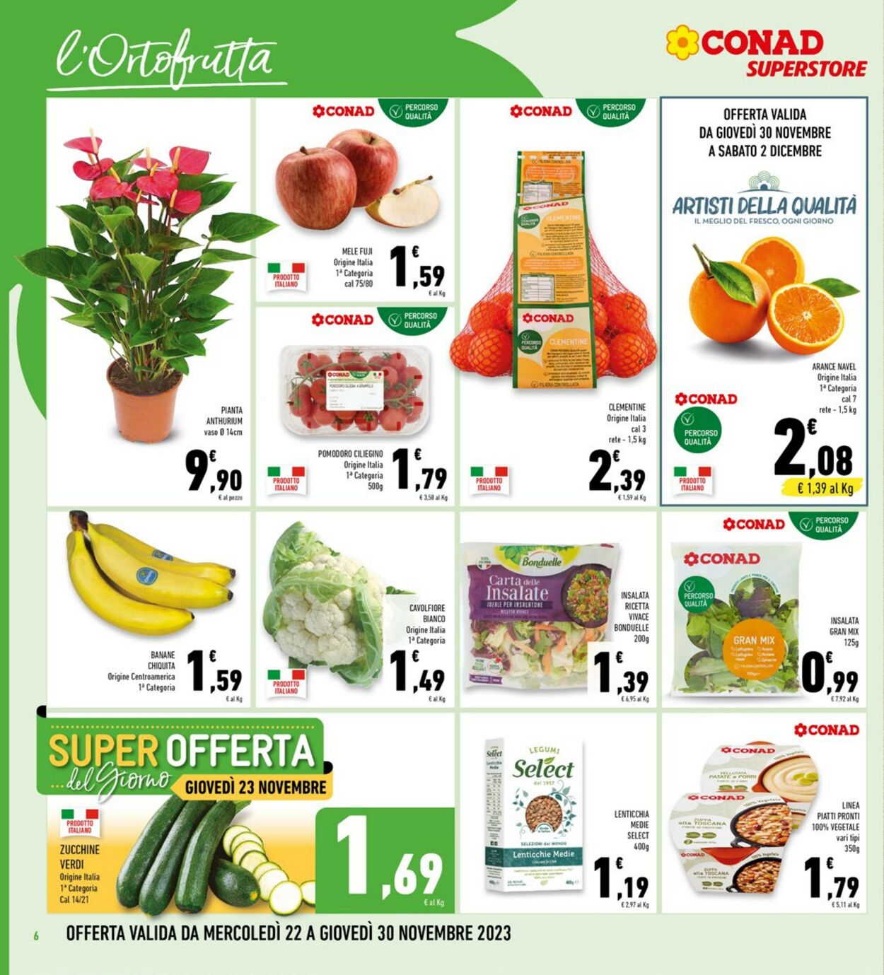 Volantino Conad 22.11.2023 - 30.11.2023