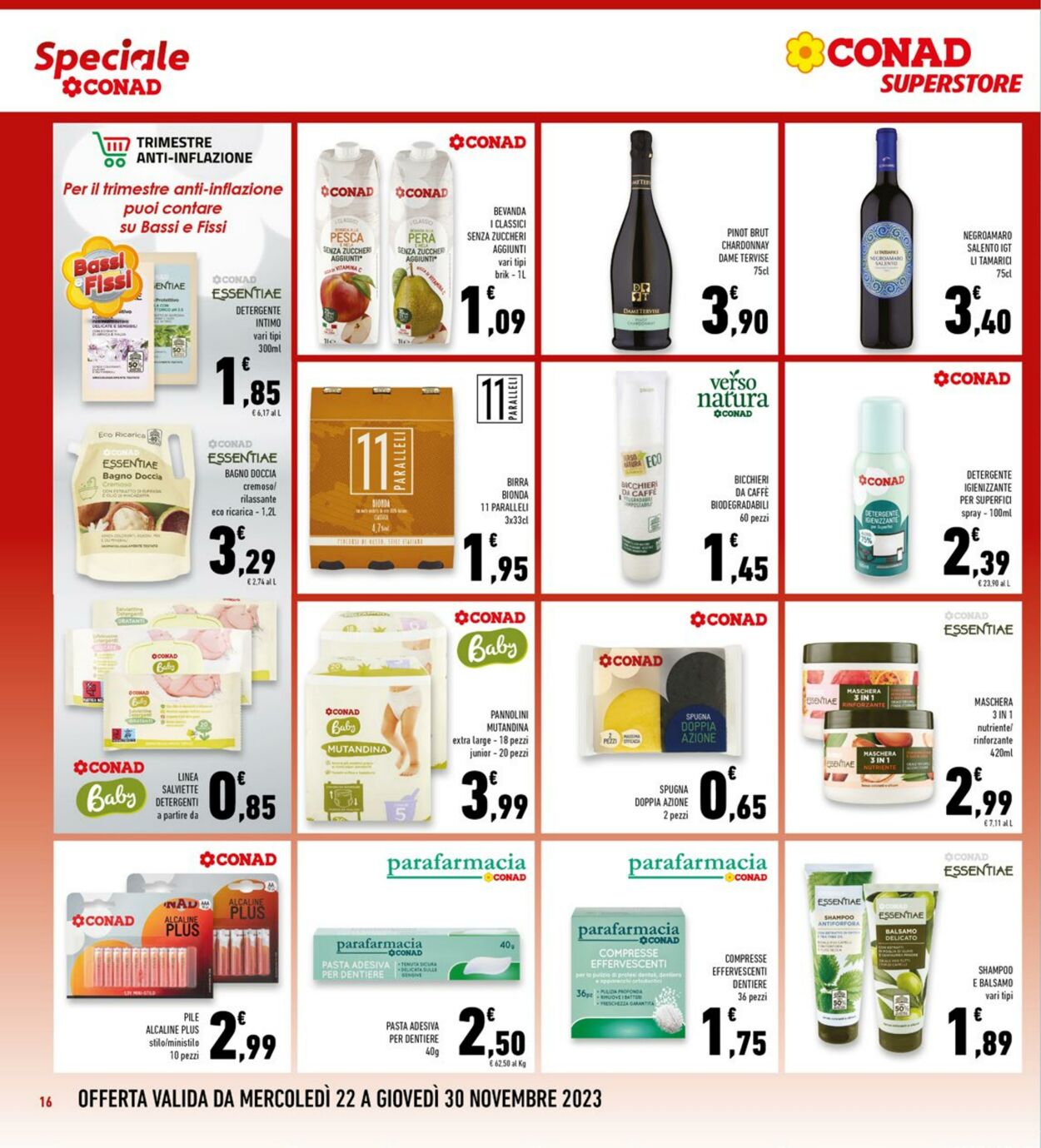 Volantino Conad 22.11.2023 - 30.11.2023