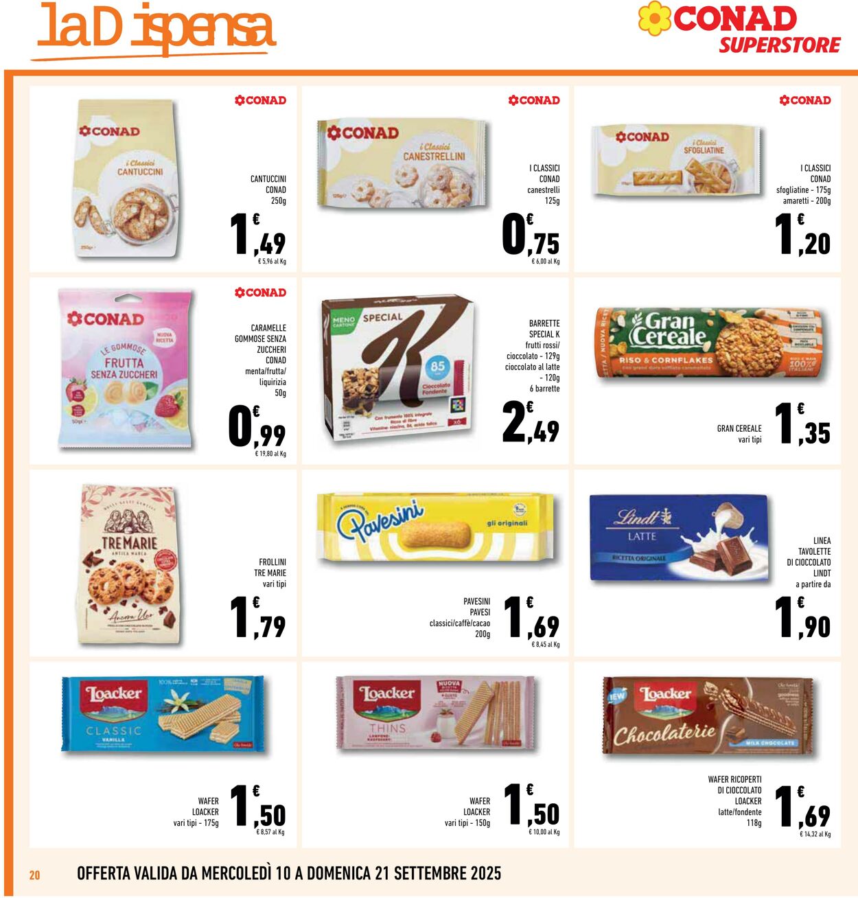 Volantino Conad 10.09.2025 - 10.09.2025